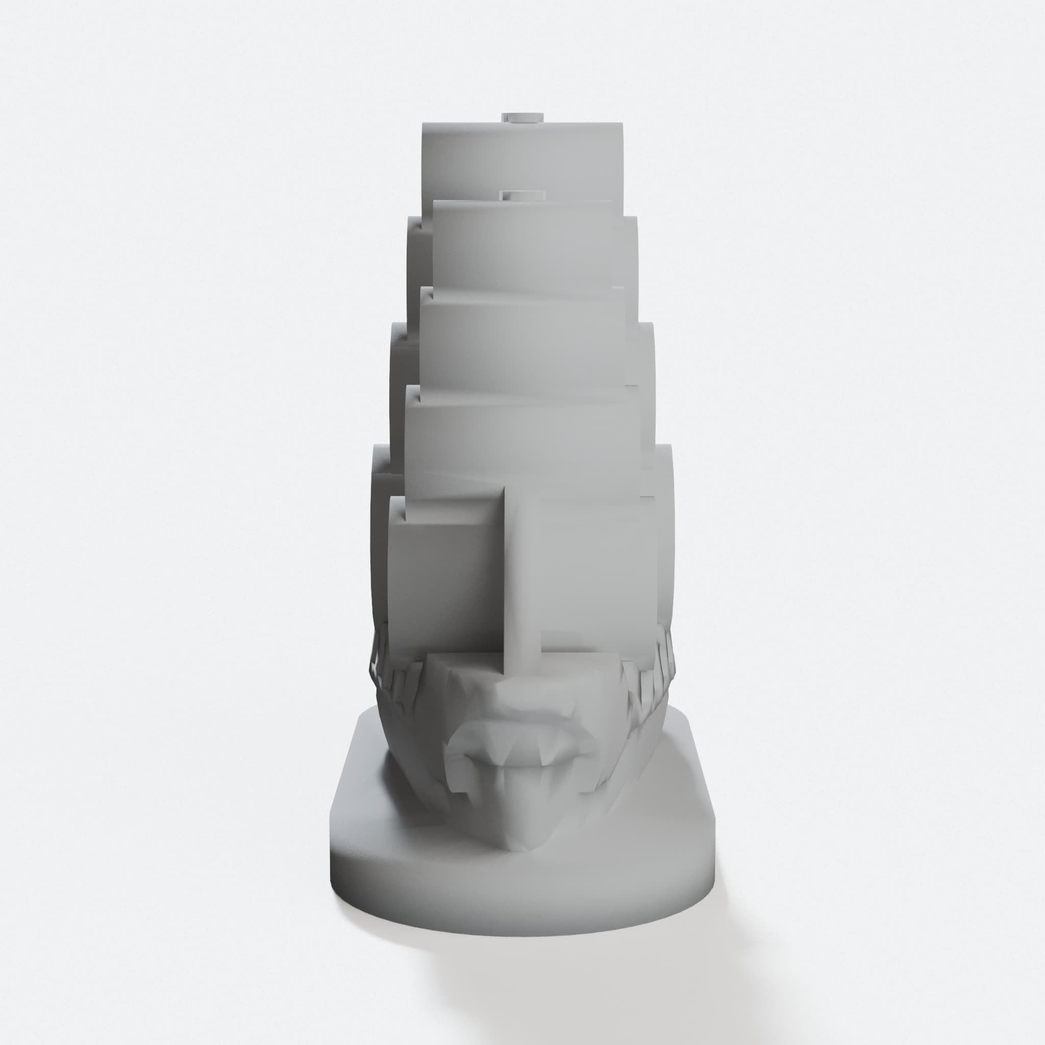 Galleon Board Game Piece, Tabletop Ship Marker, hero tilt