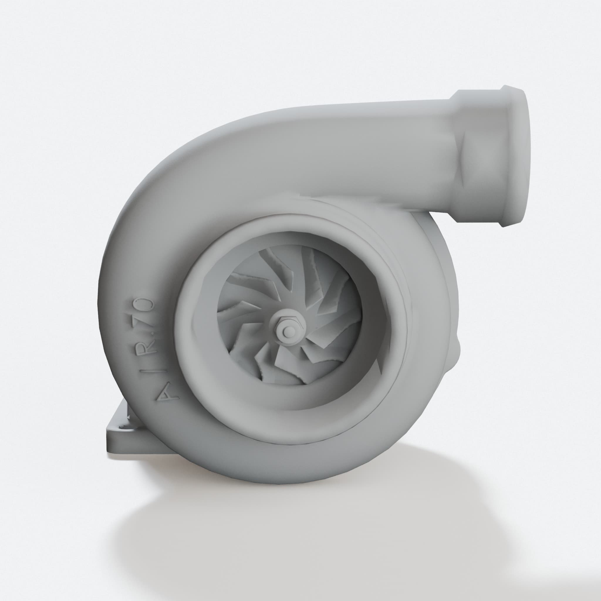 Garrett GT35 Turbocharger Display Model, hero tilt