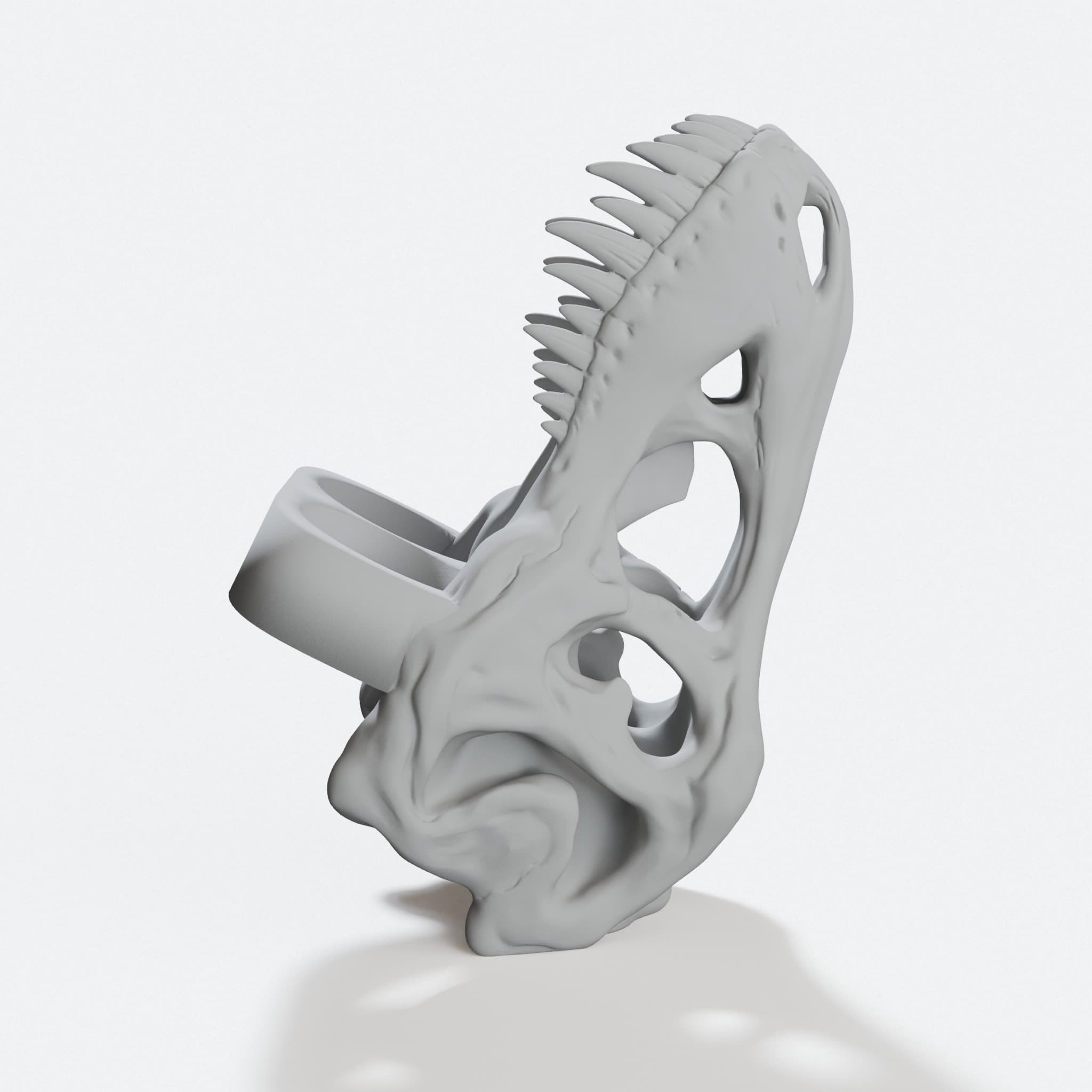 T-Rex Finger Puppet, 3D Printed Toy, hero tilt