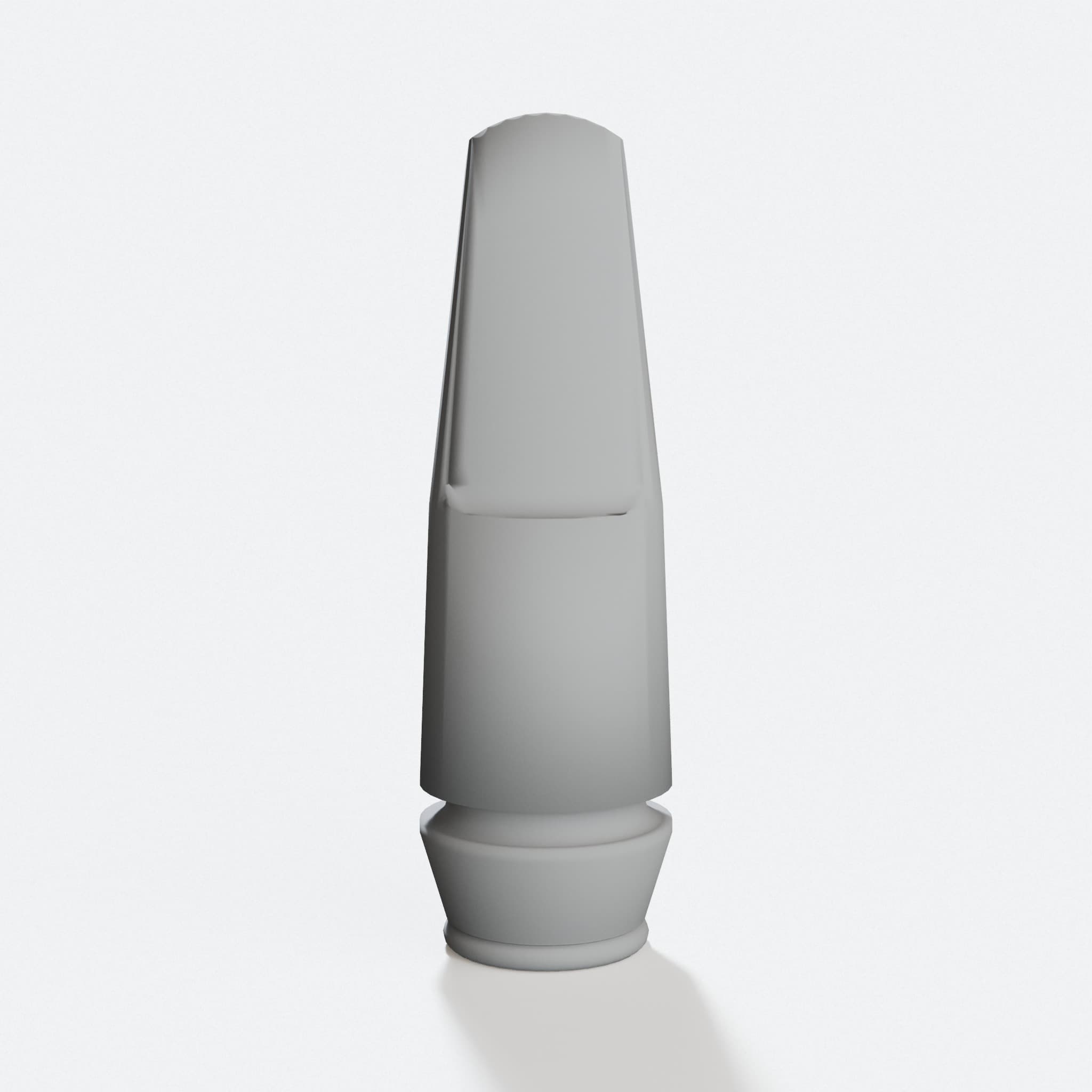 Alto Saxophone Mouthpiece 3D Model, hero tilt