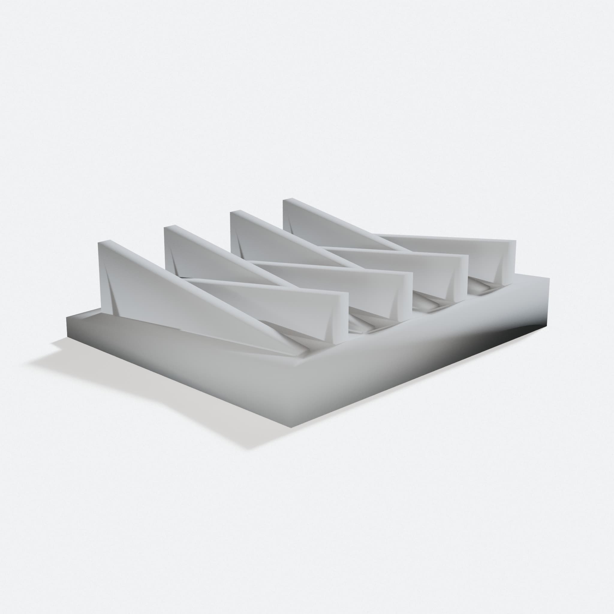 Modern Soap Holder, 3D Printed Home Decor, turn three quarter