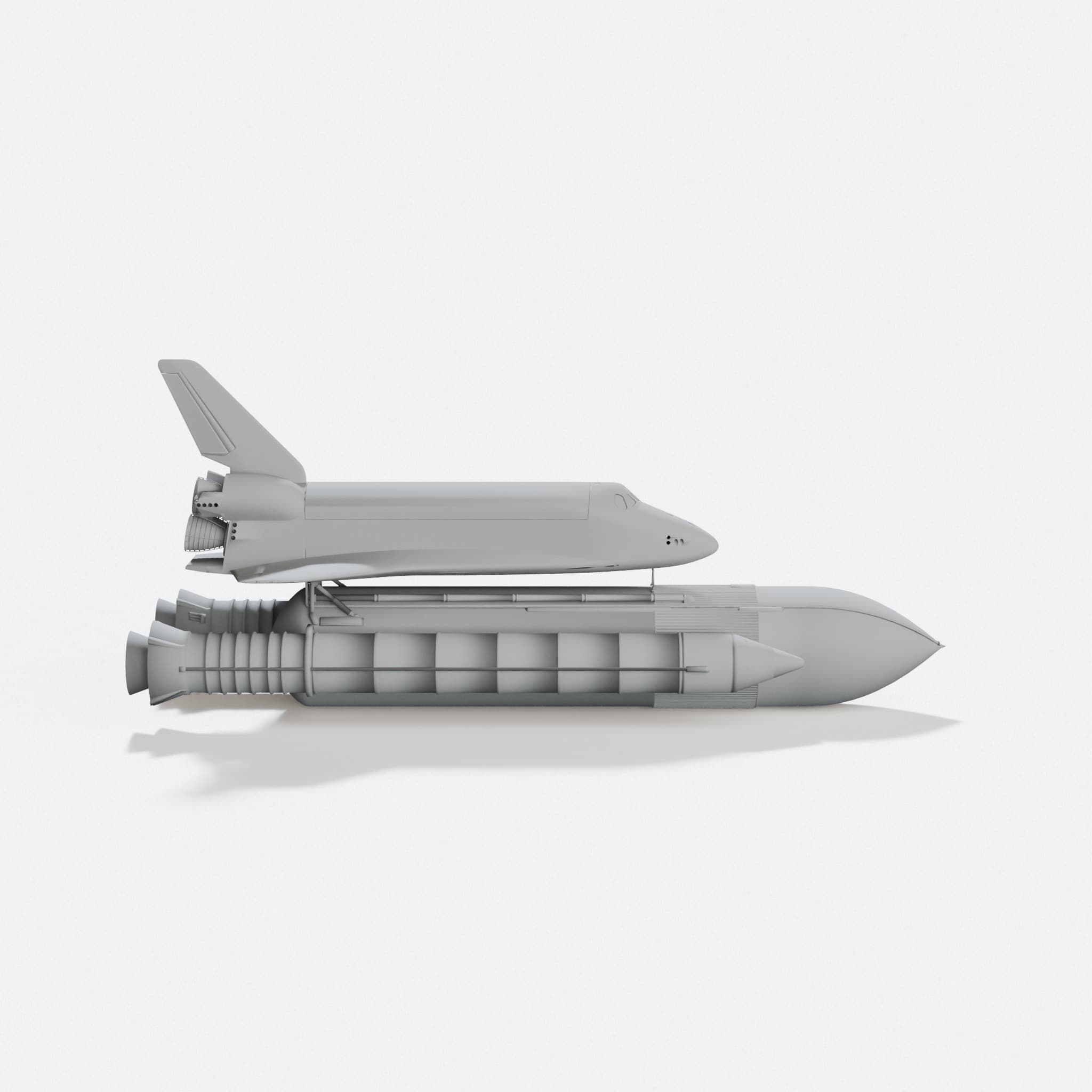 NASA Space Shuttle 3D Printed Home Decor Model, hero tilt