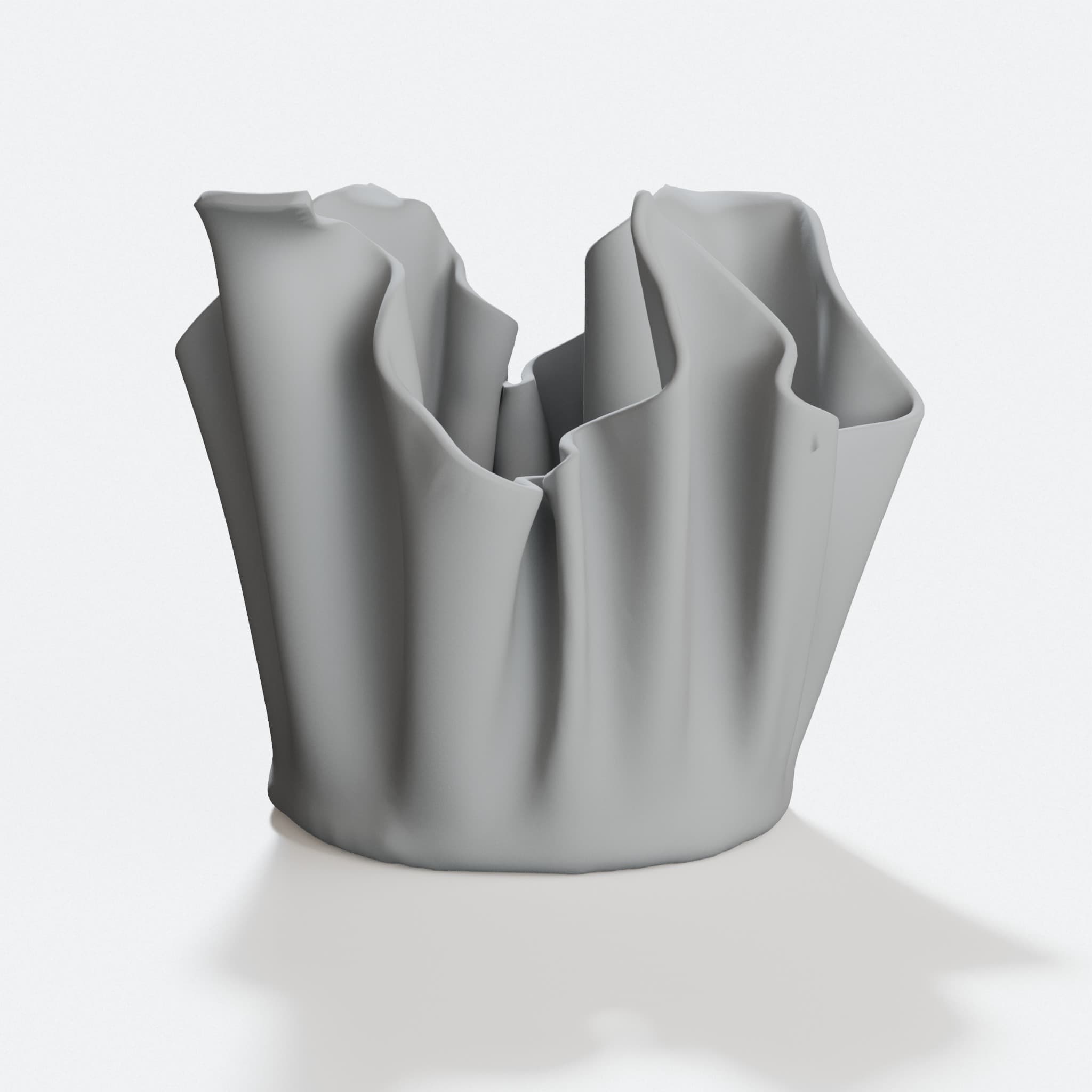 Cloth Drape Vase Sculpture for Home Decor, hero tilt