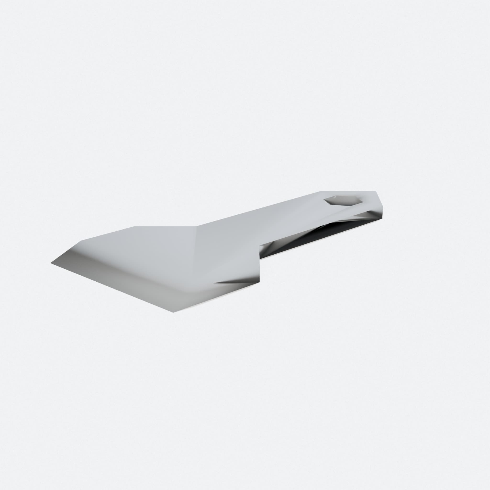 3D Print Scraper Simpler - Tech Accessories, turn three quarter