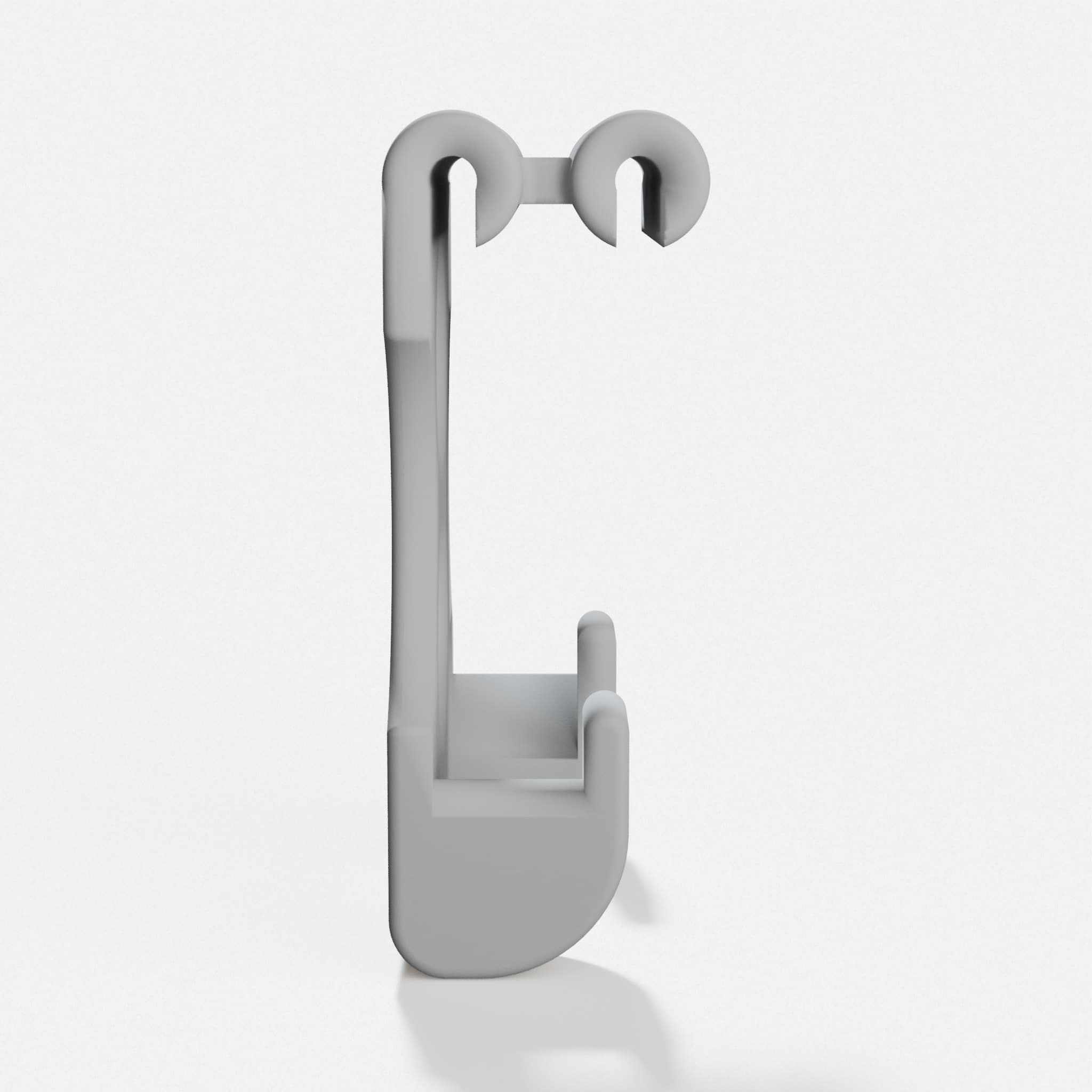 3D Printed Shower Holder for Gillette Body Shavers, hero tilt