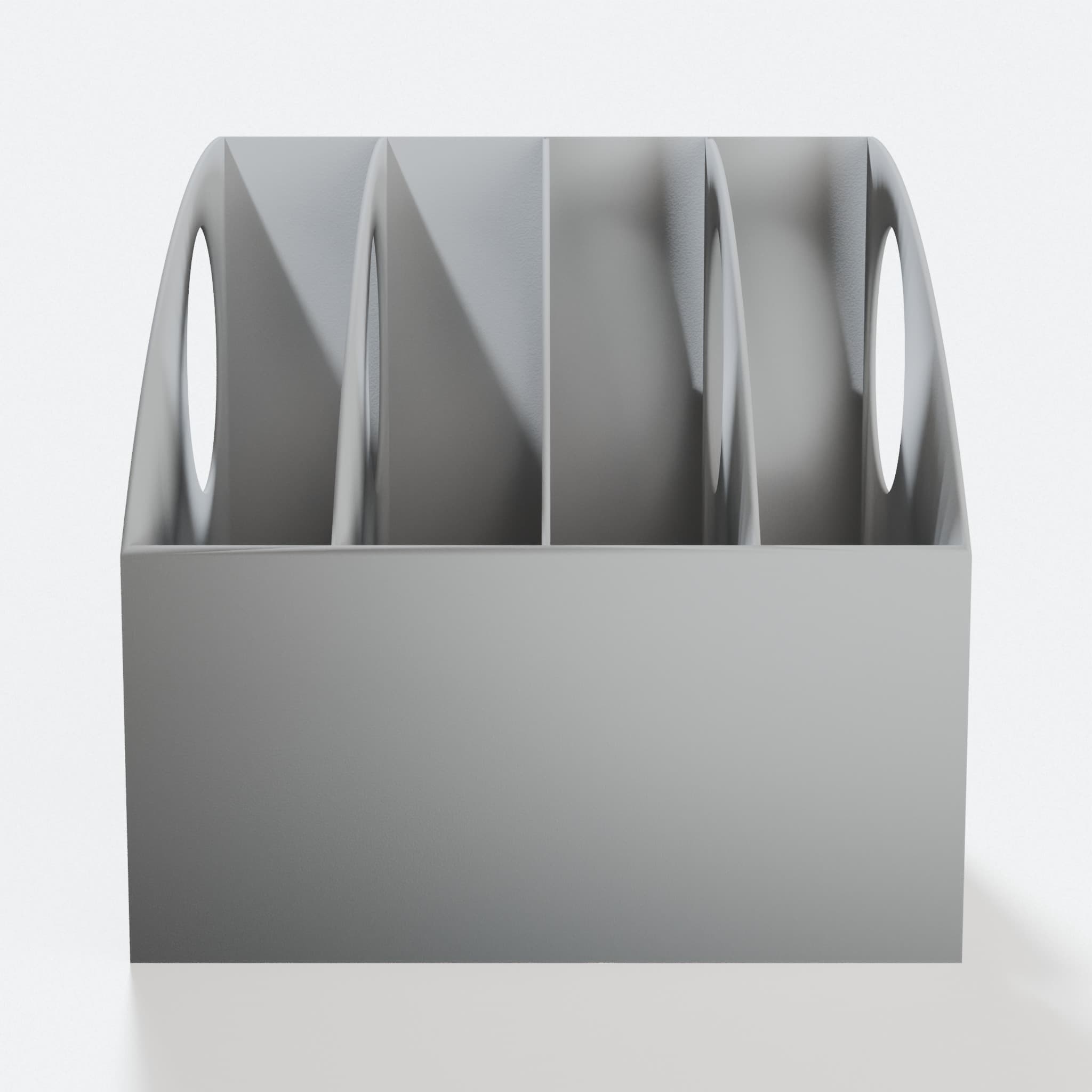 3D Printed Drink Mix Caddy for Kitchen Storage, hero tilt