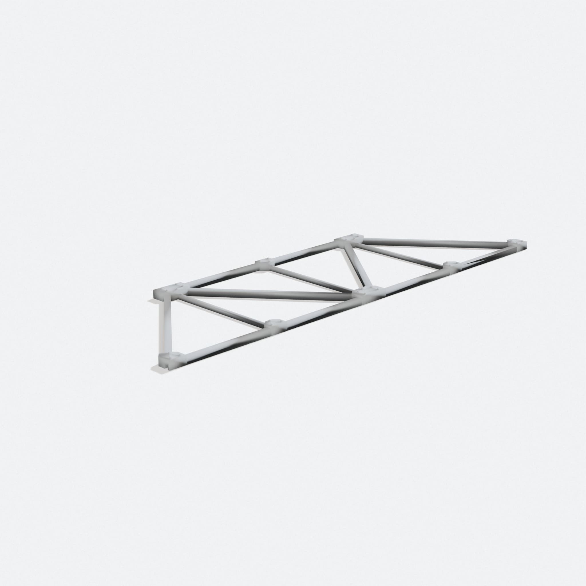 HO Scale Railway Bridge 3D Printed Toy Model, turn three quarter