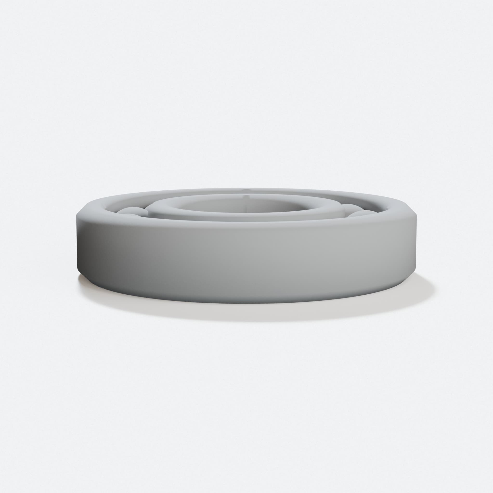 Fully Assembled Ball Bearing - Print-in-Place Design, hero tilt