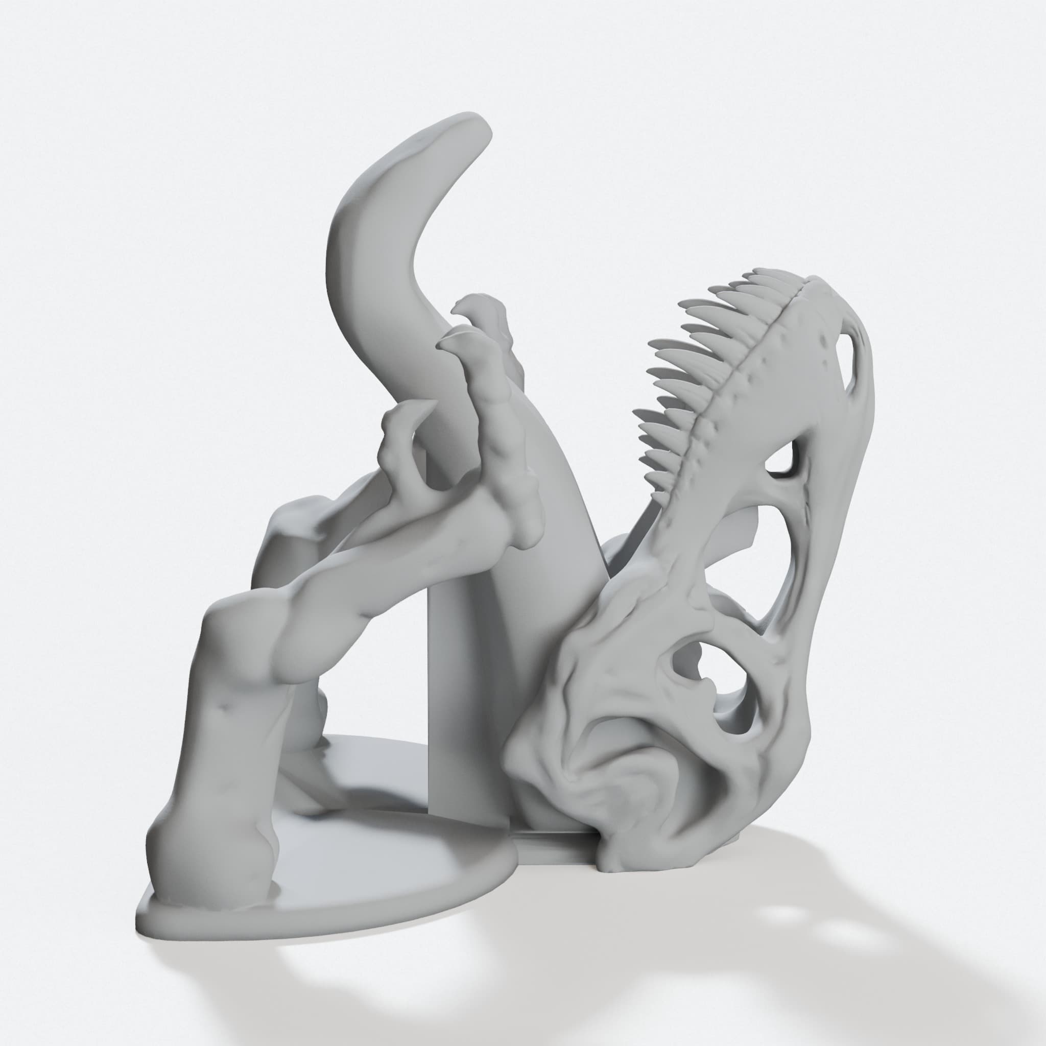 T-Rex Remix Key Hook: 3D Printed Home Decor, hero tilt