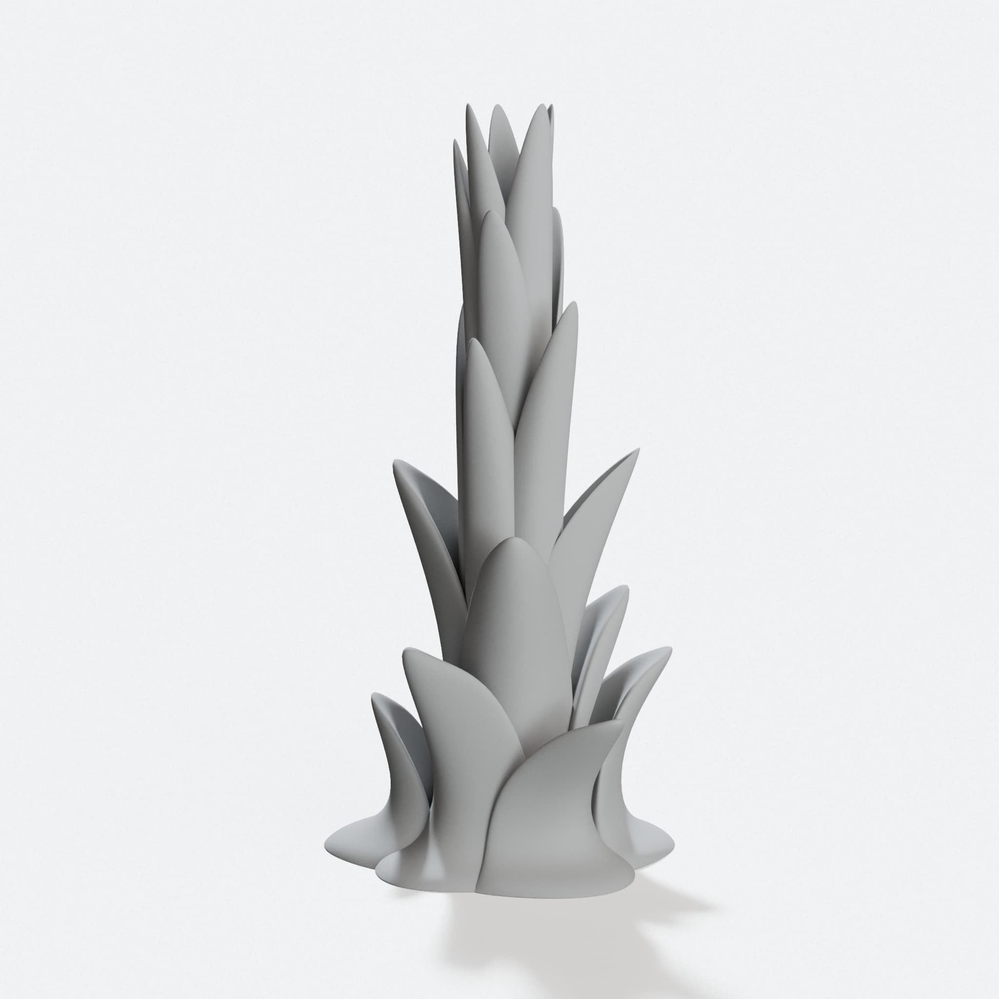 3D Printed Tree Agave Plant for Tabletop Gaming, hero tilt
