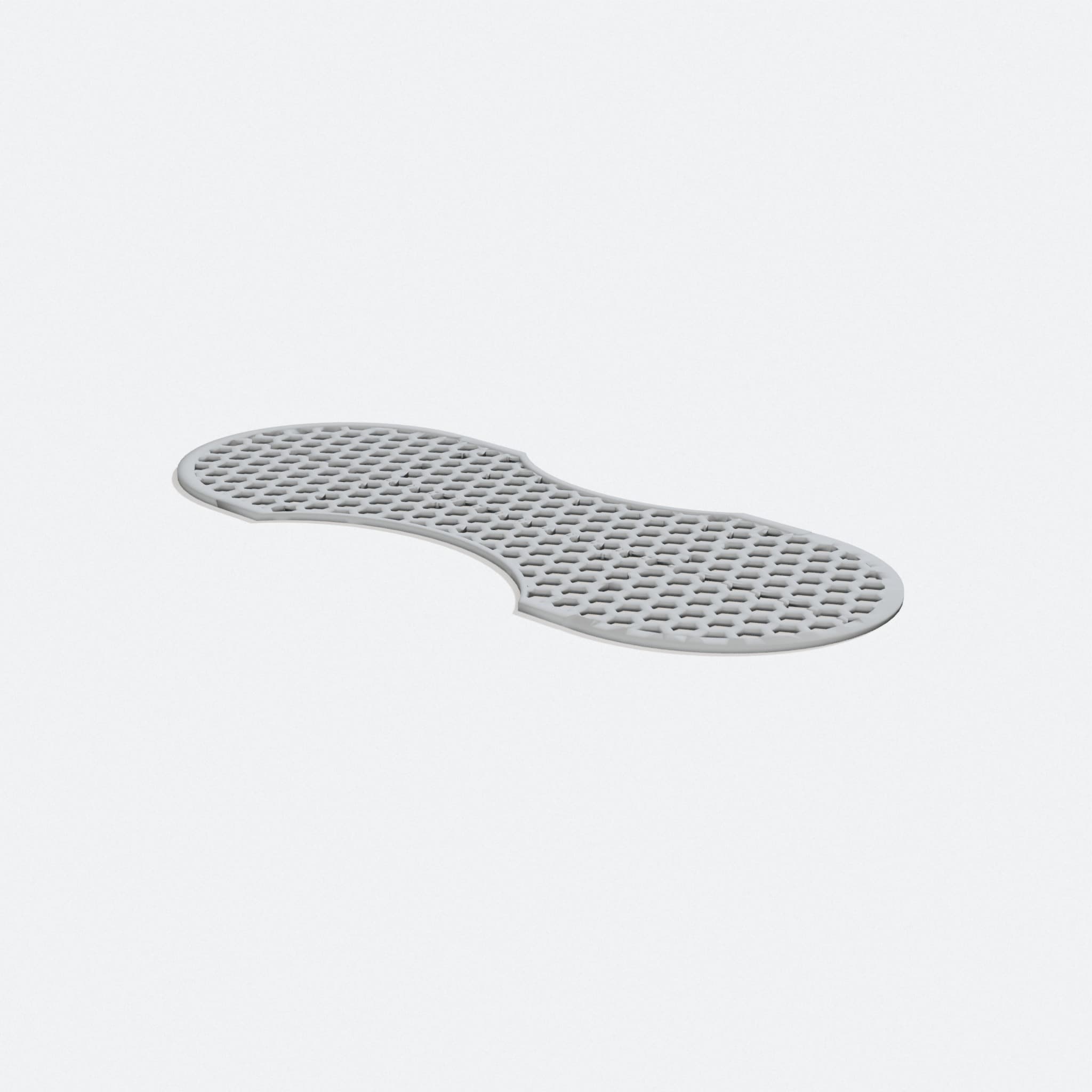 Honeycomb Mouth Grill for Cyber Oni Mask, turn three quarter