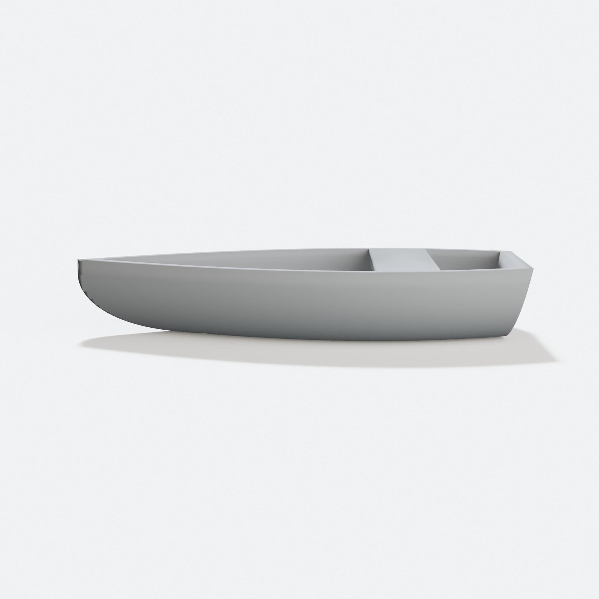 3D Printed Rowboat Bath Toy | Float-Ready Design, hero tilt