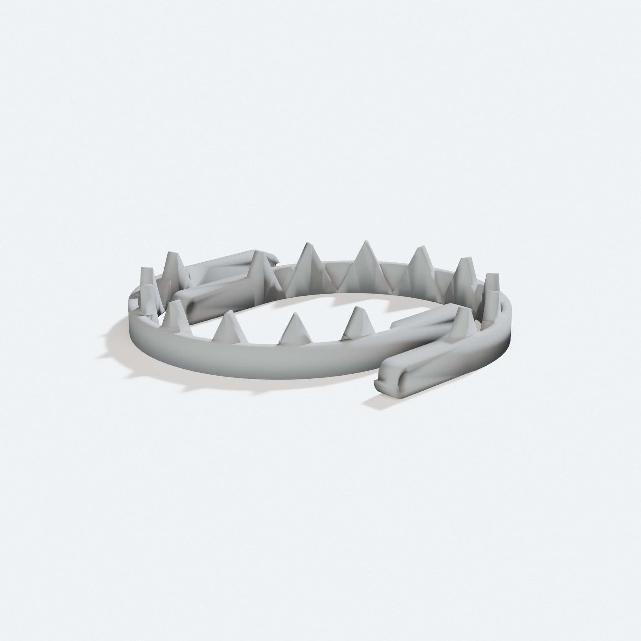 Bear Trap Fix 3D Printed Toy Puzzle, turn three quarter