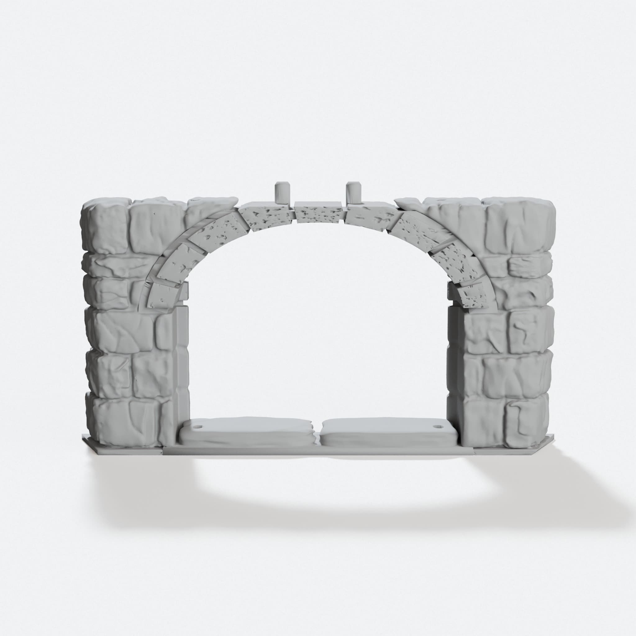 OpenLOCK Dungeon Stone Angled Doors Set, hero tilt