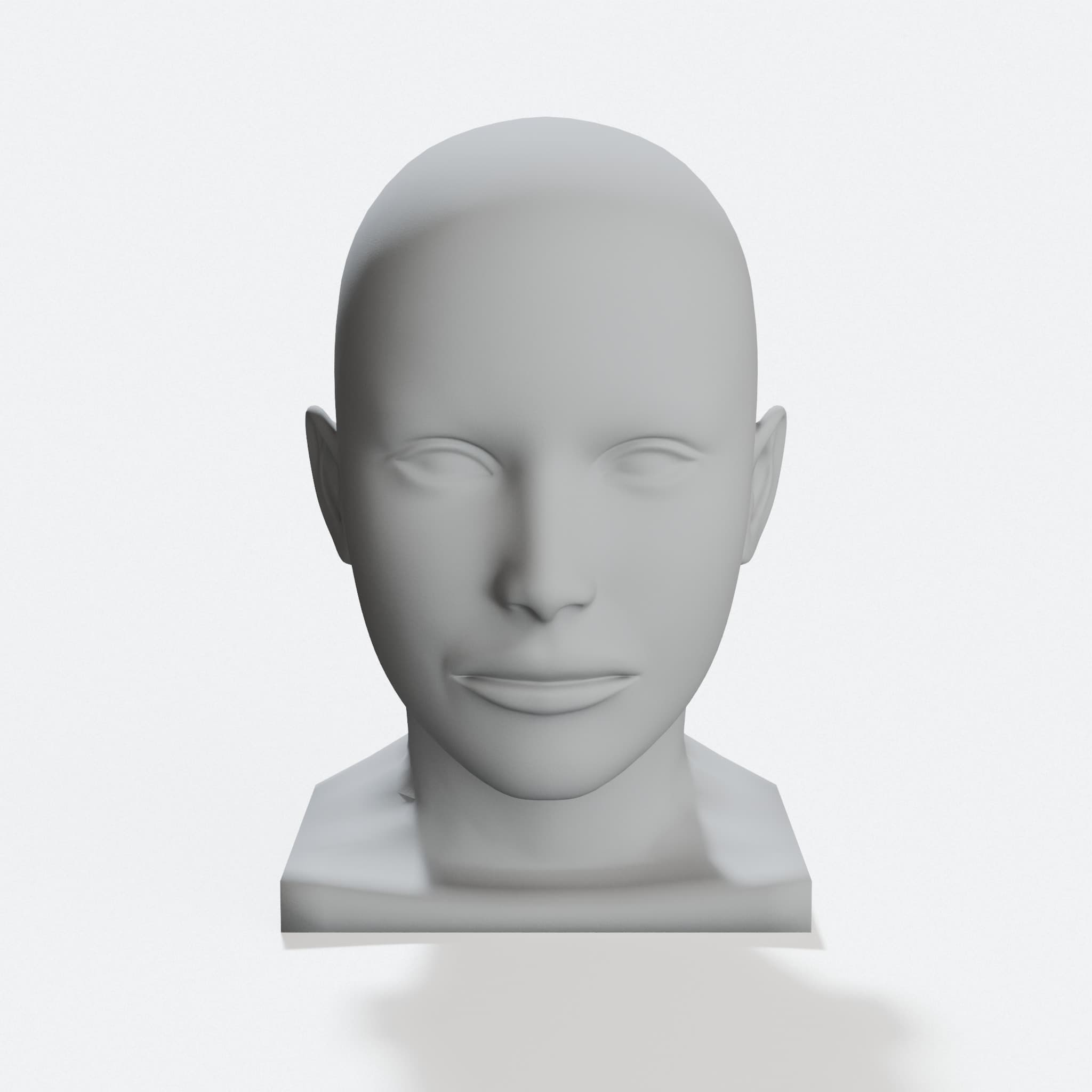 Full Size Human Head Model Headset Holder, hero tilt