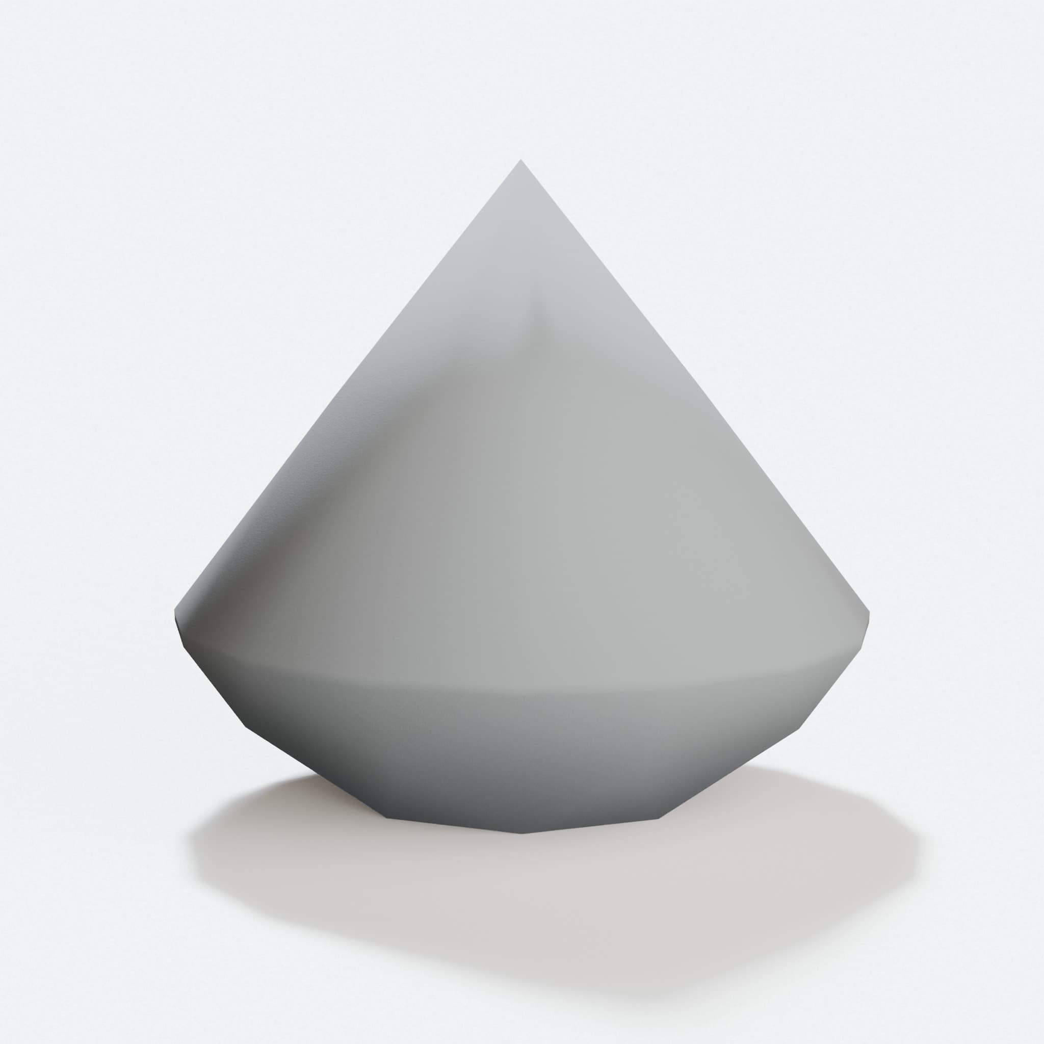 Brilliant Cut Diamond 3D Print File | 3D Printed Home Decor, hero tilt
