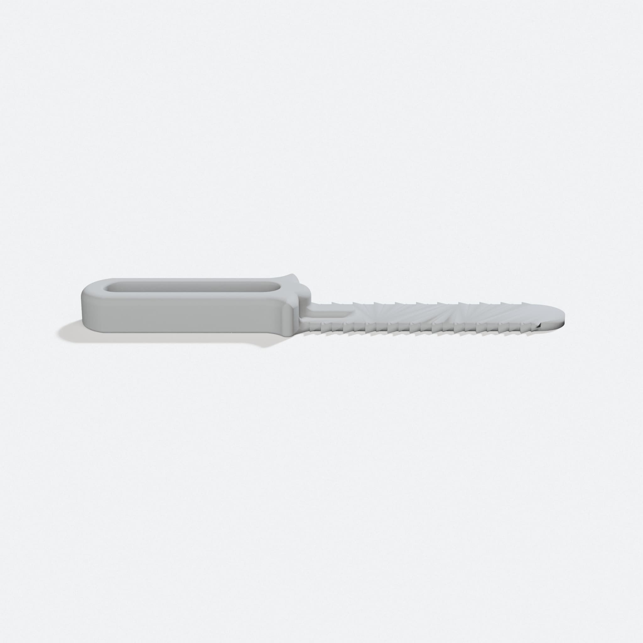 3D Printed Cardboard Slot Saw Workshop Tool, turn three quarter