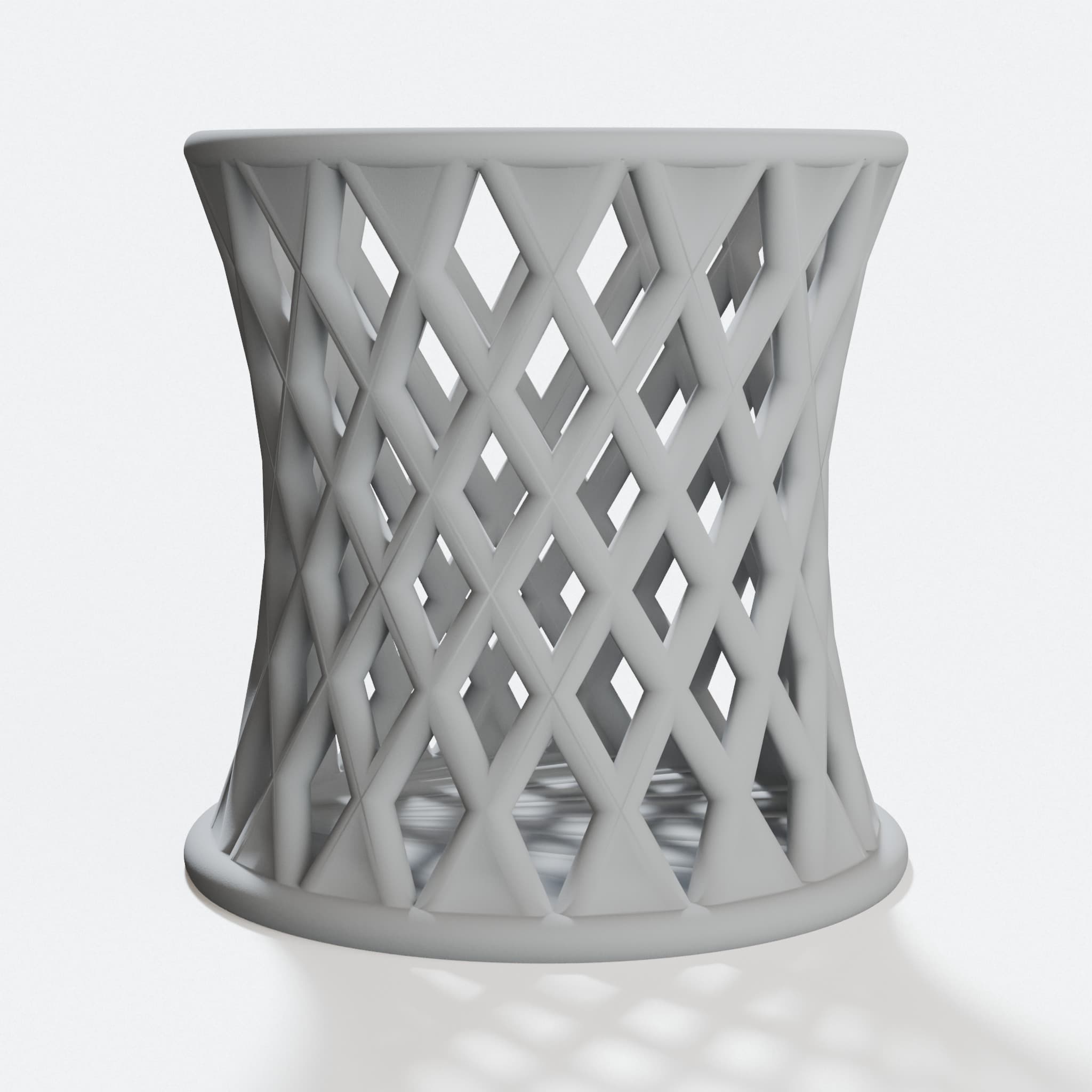 Hyperboloid Pen Holder, Math-Inspired Desk Sculpture, hero tilt