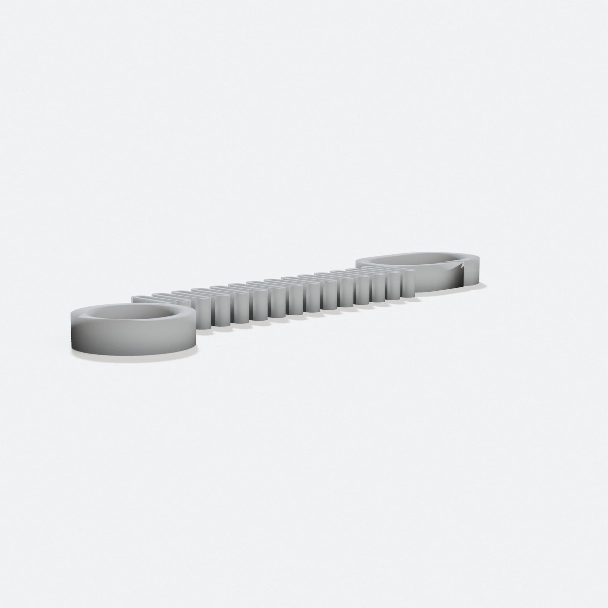 3D Printed Cable Strap for Printrbot Metal Simple, hero tilt