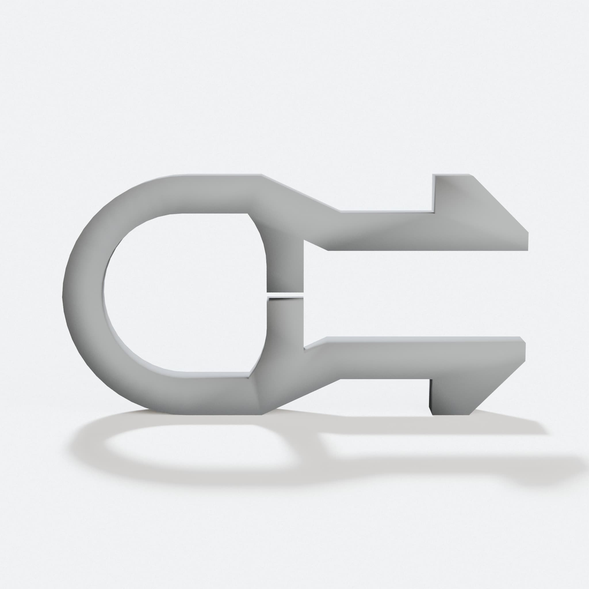 Zip Toggle Remix, 3D Printed Zipper Pull, hero tilt
