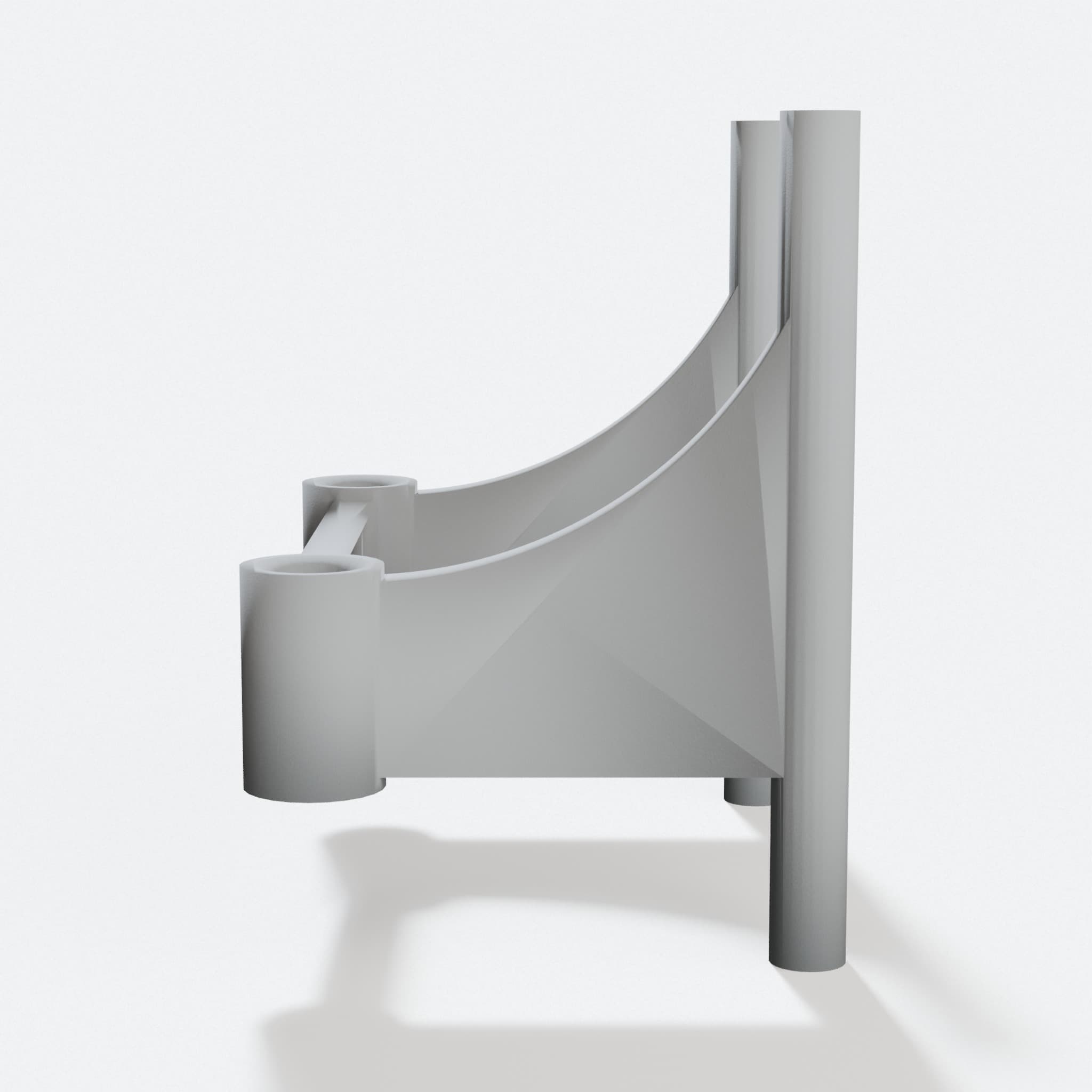 FlashForge Creator PRO Filament Tube Holder, hero tilt