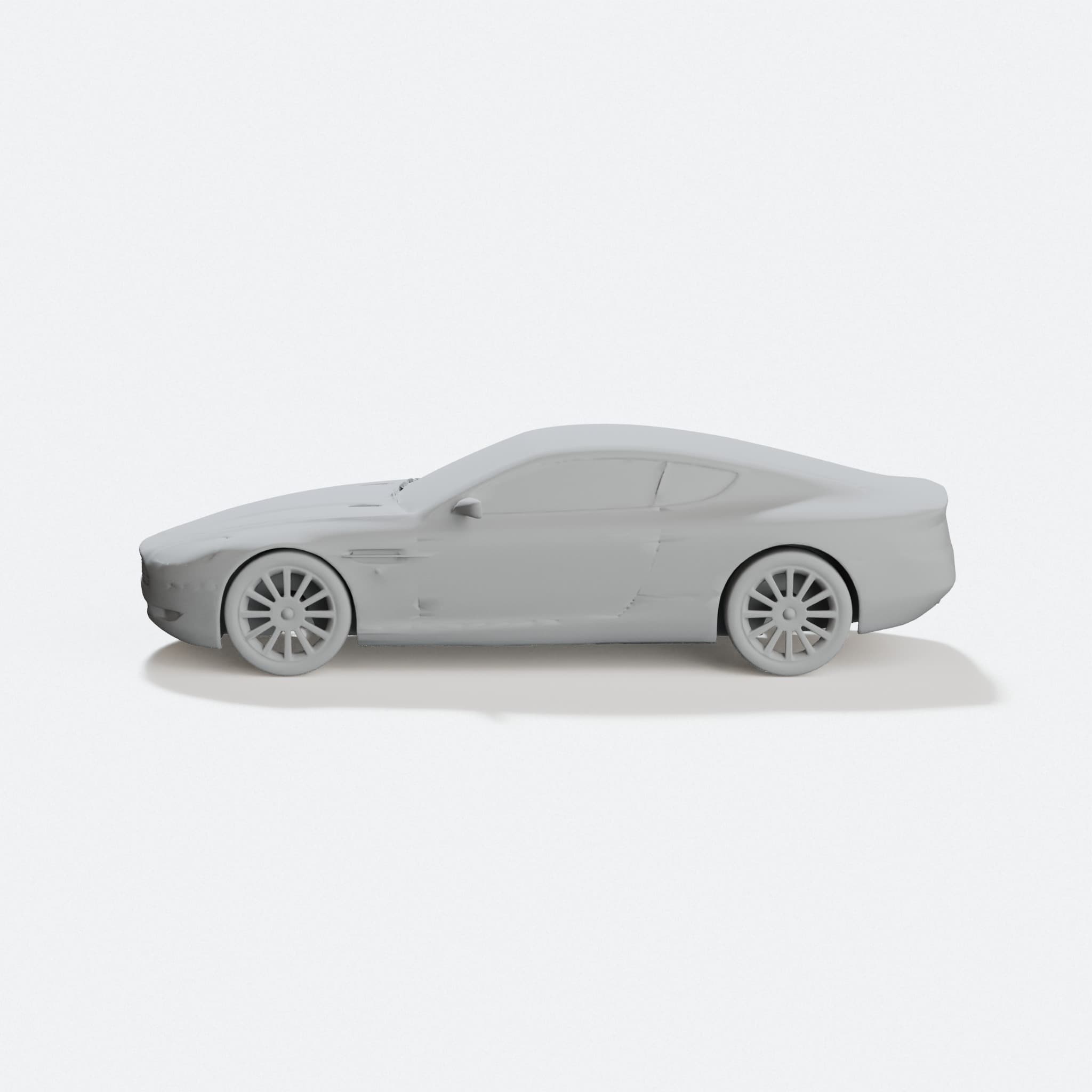 Aston Martin 3D Printed Model Car - 25cm, hero tilt