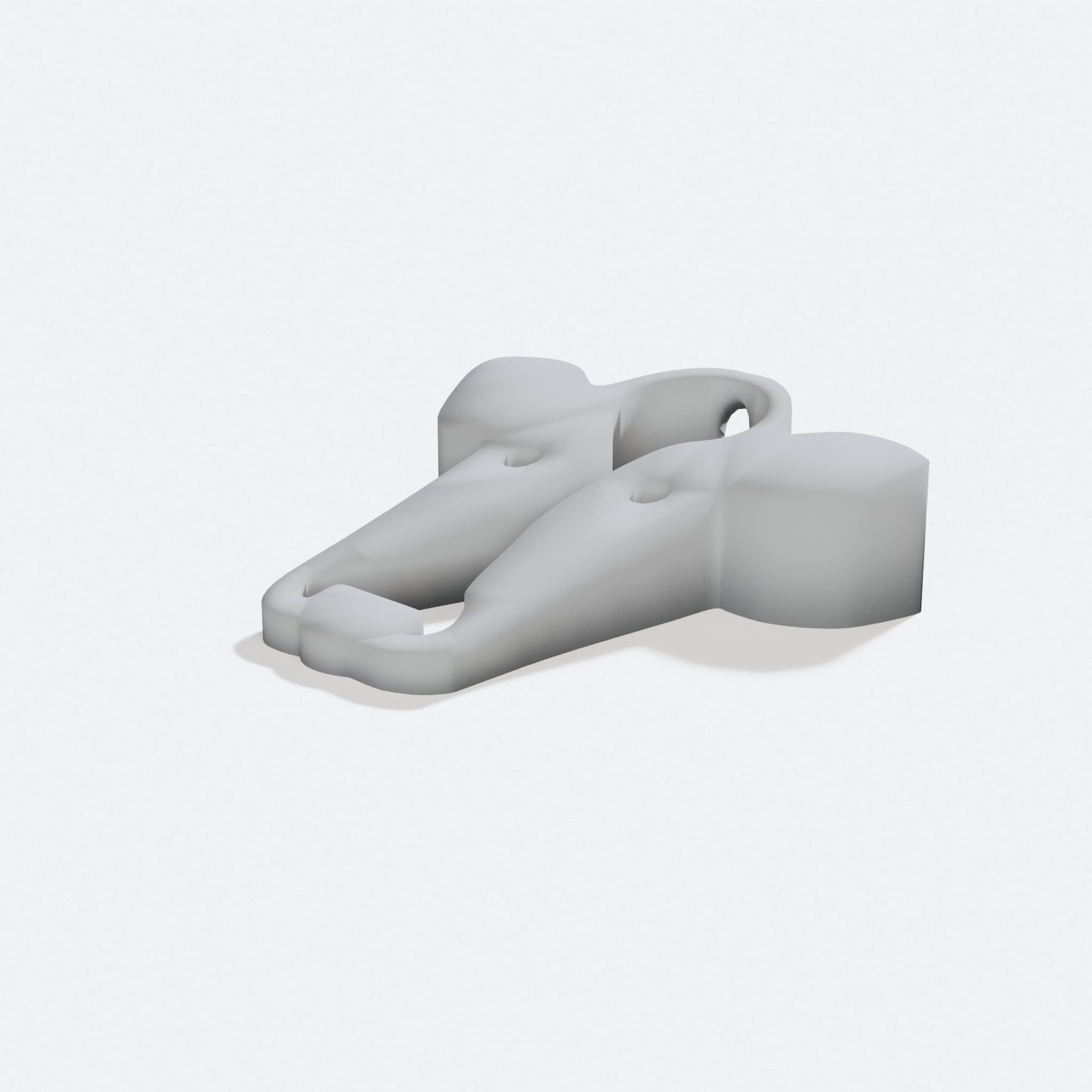 Cow Face Doorstop, 3D Printed Home Decor, turn three quarter
