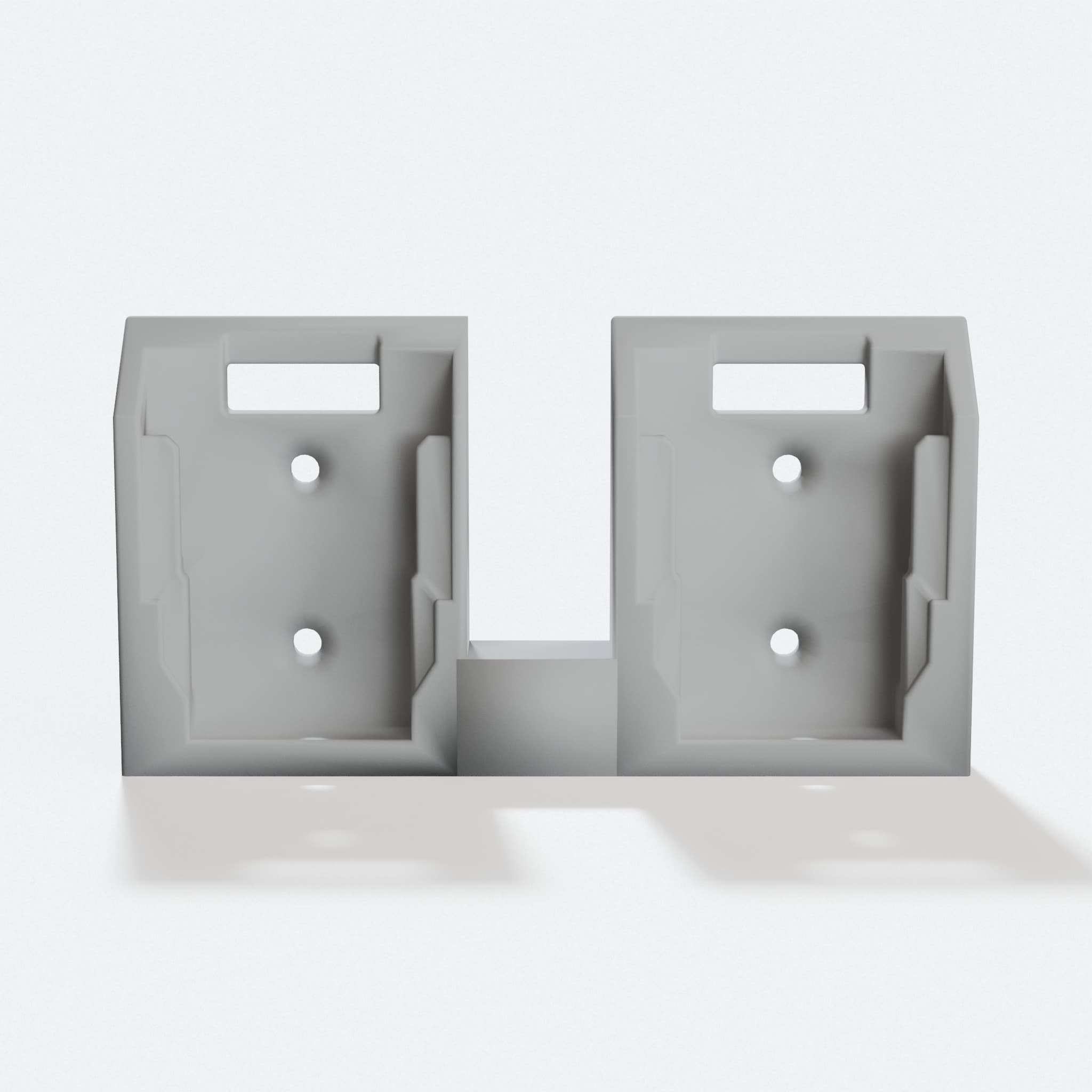 Compatible with DeWalt Double Battery Holder, hero tilt