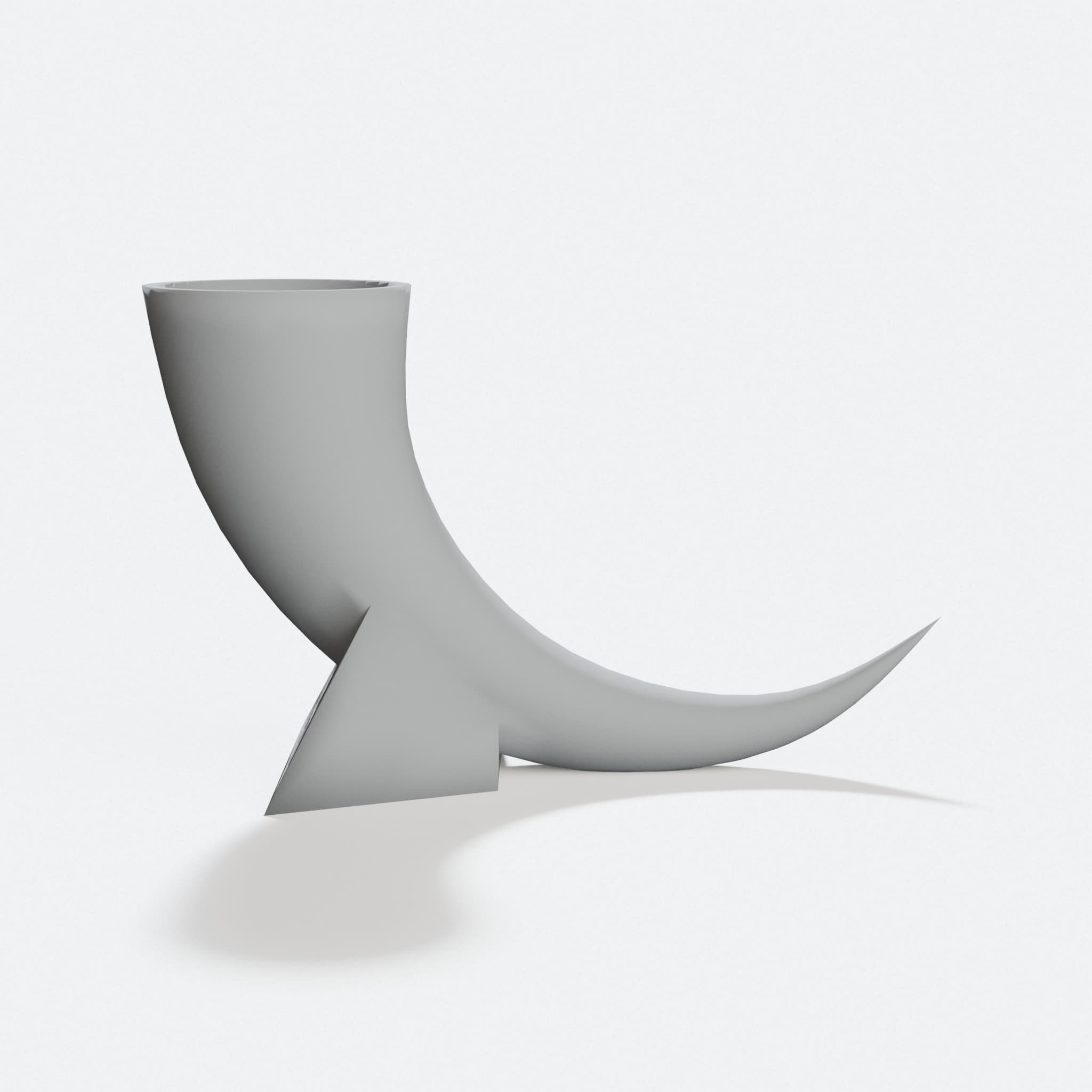To Valhalla Viking Horn Shot Glass, hero tilt