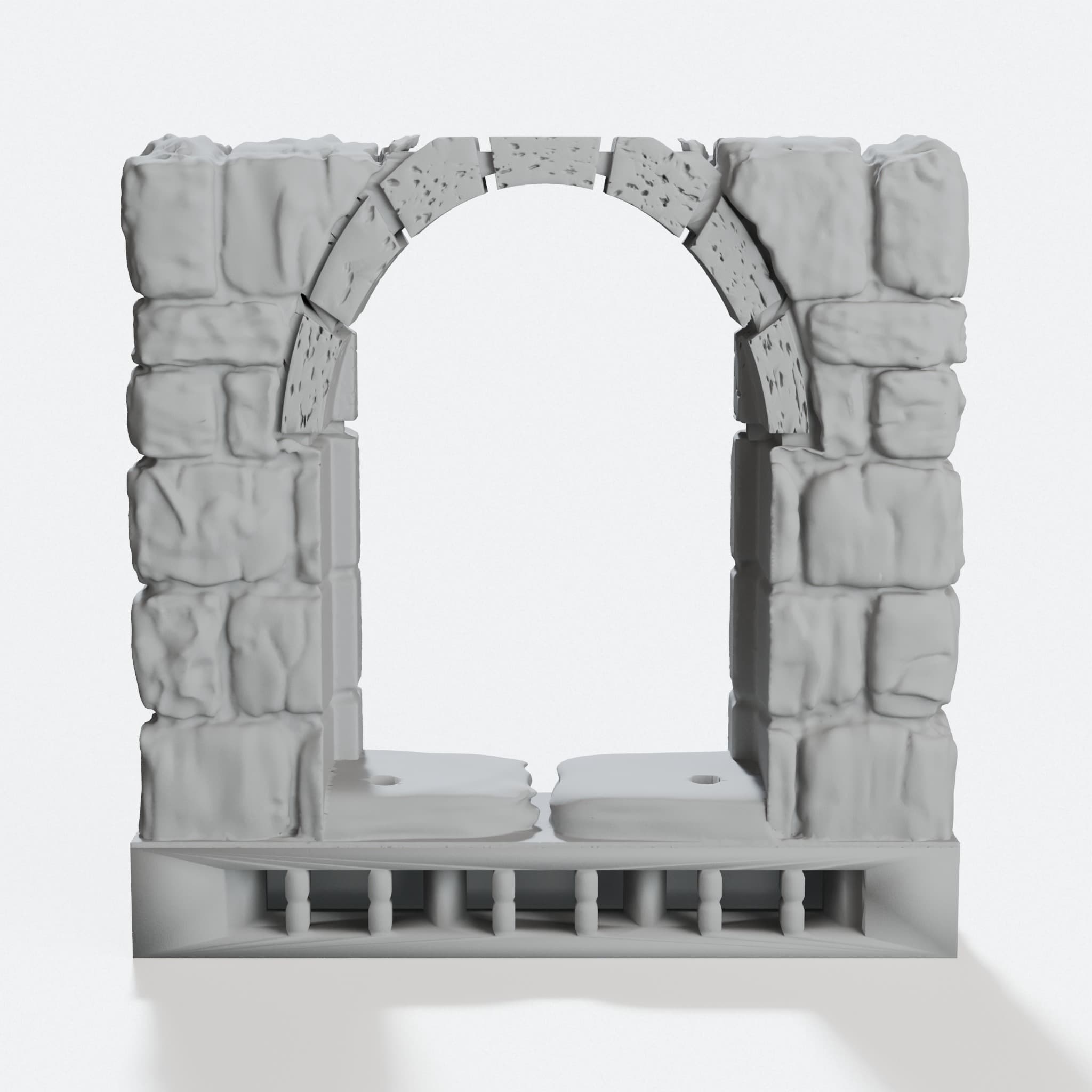 OpenForge 2.0 Dungeon Stone Primary Door Tiles, hero tilt