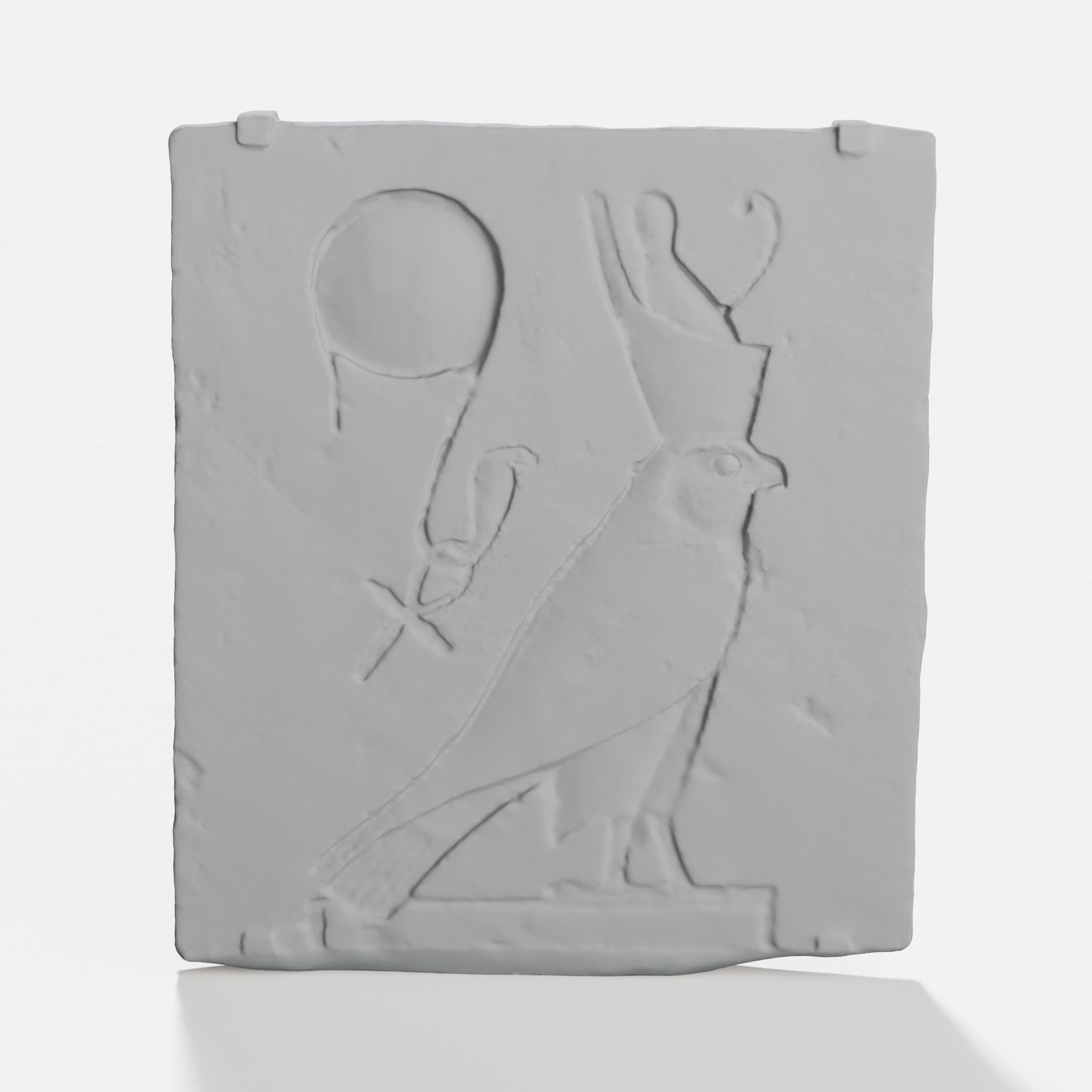 Egyptian Horus Falcon Relief Plaque Replica, hero tilt