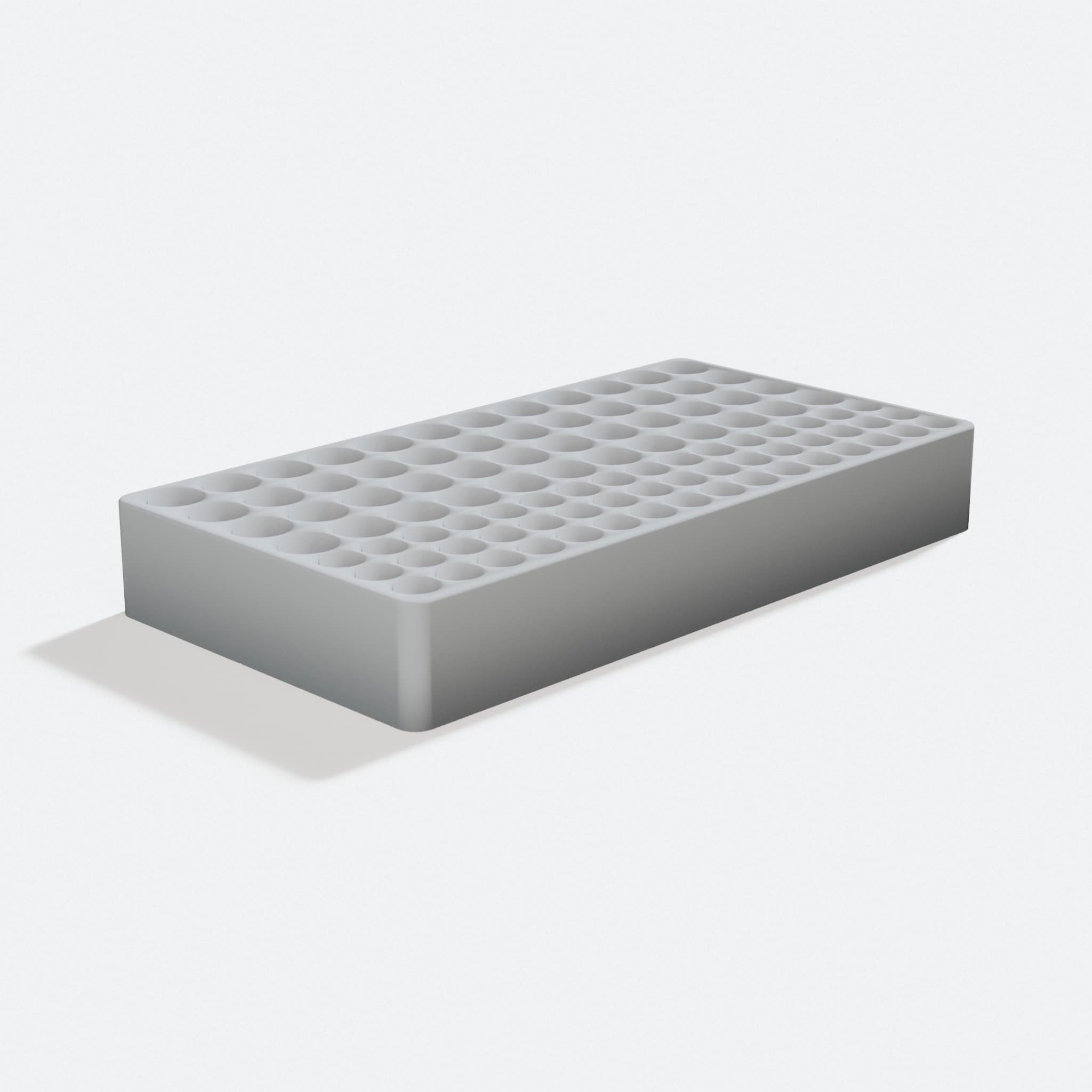 Bulk Battery Tray for AA and AAA Costco Packs, turn three quarter