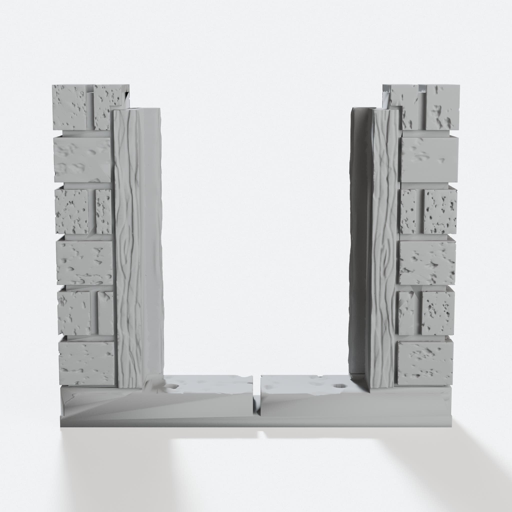 OpenForge 2.0 Cut Stone Square Door, hero tilt