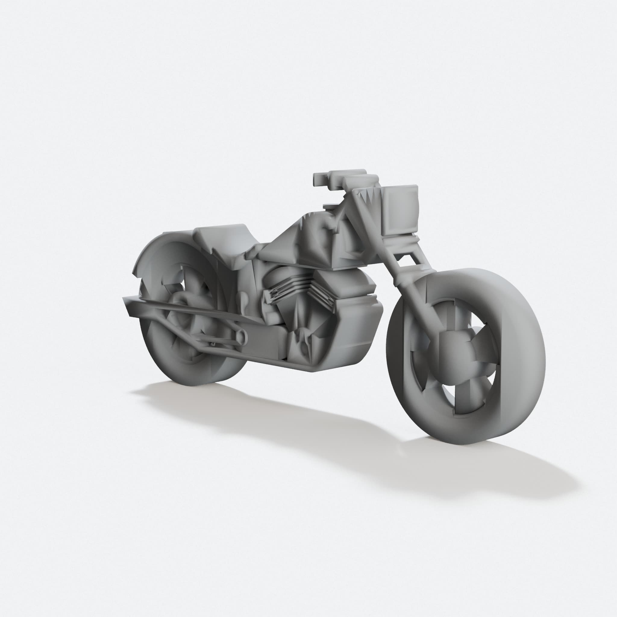 3D Printed Jigsaw Motorbike Puzzle Toy, hero tilt