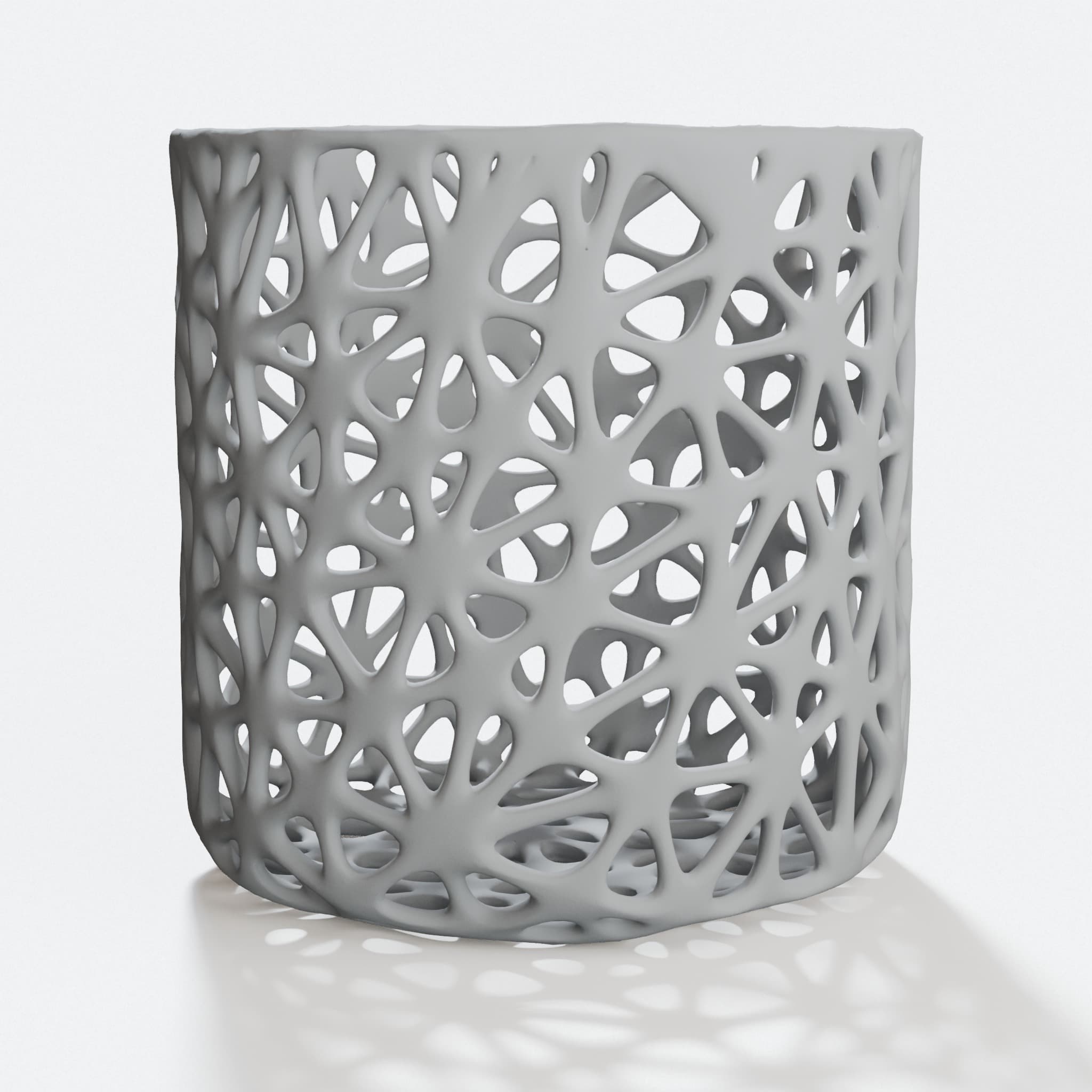 3D Printed Toothbrush Cup Organizer, 10x10x10cm, hero tilt