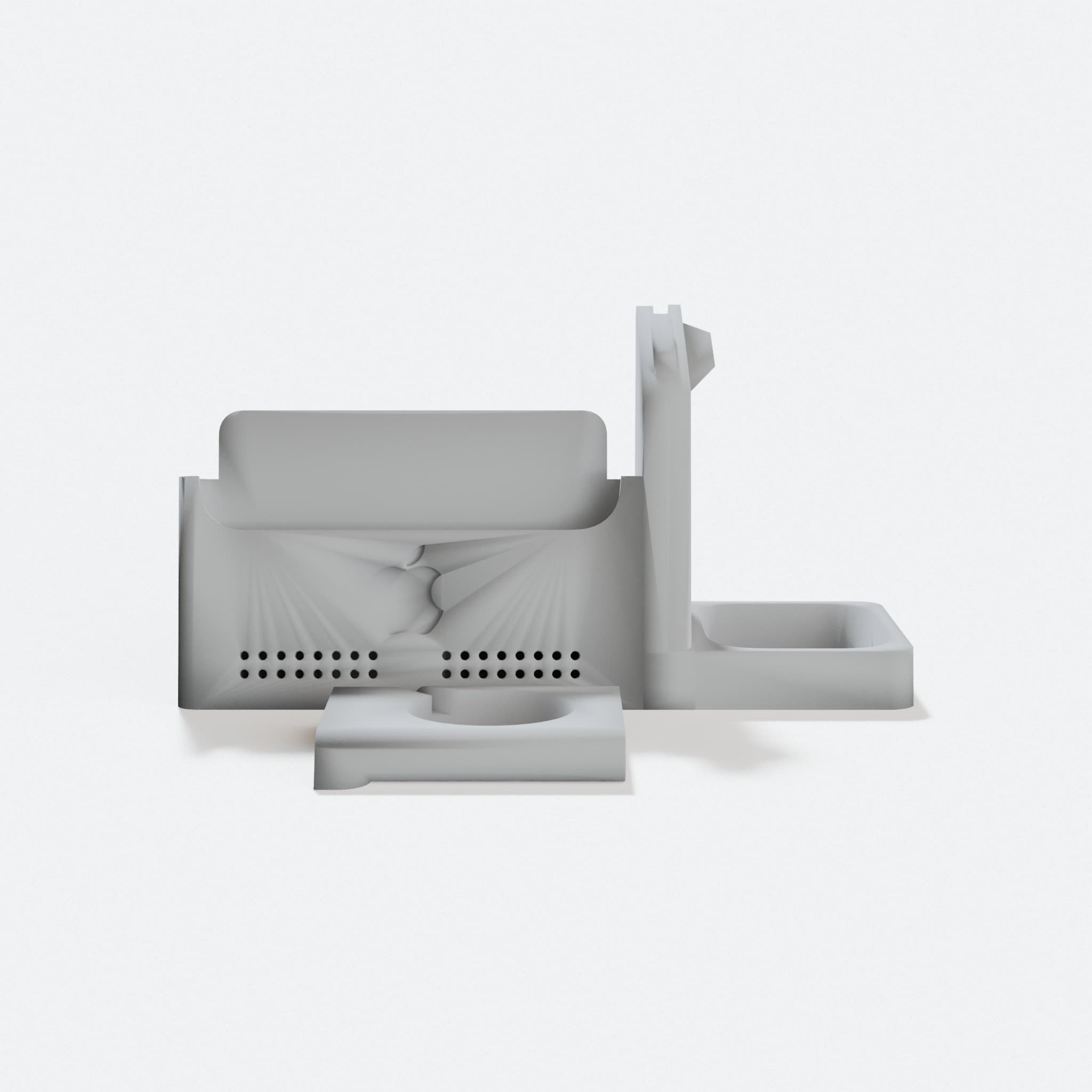 Compatible with iPhone 6/7/8 Plus 3D Printed Phone Stand Dock, hero tilt