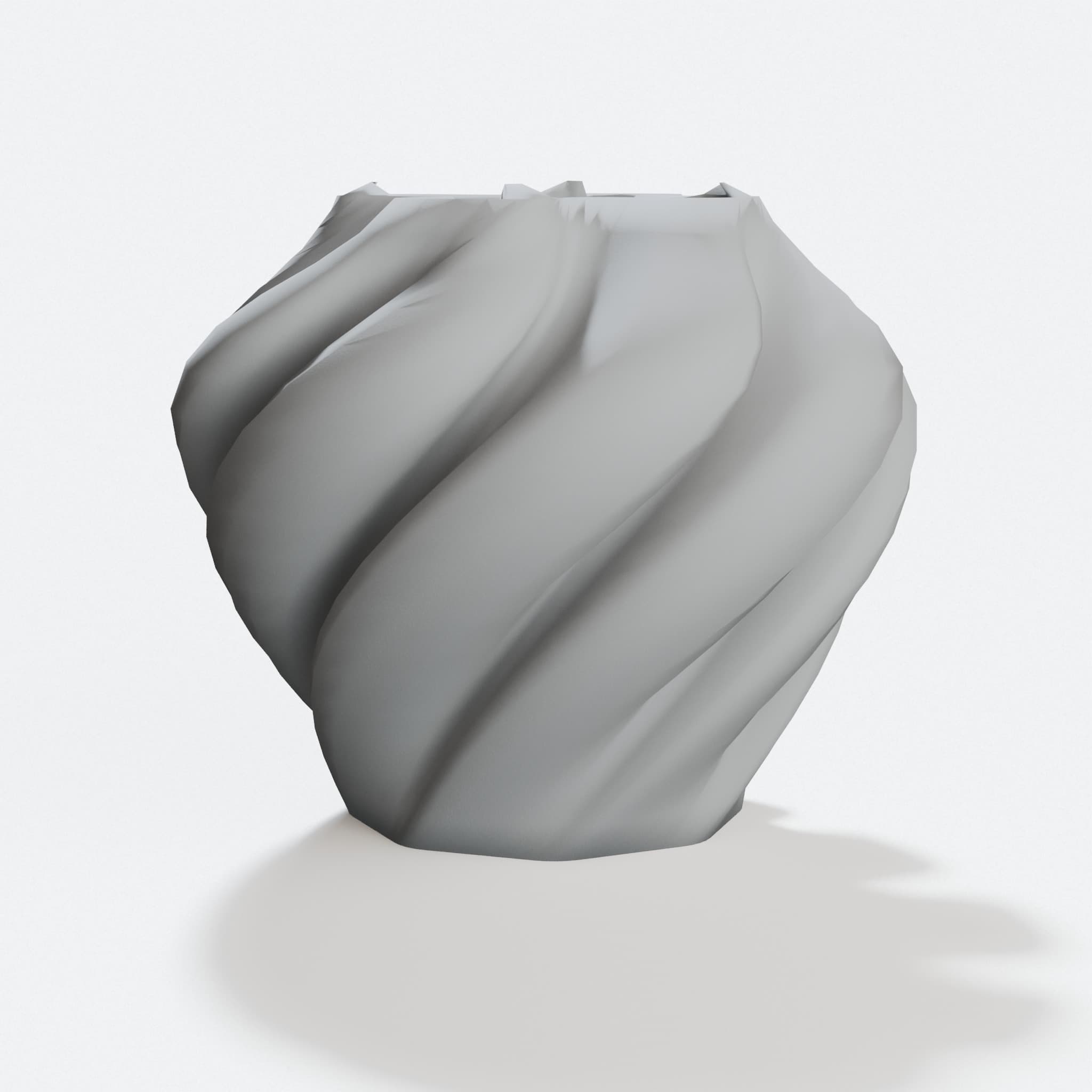 Plus Vase 3D Printed Home Decor, hero tilt