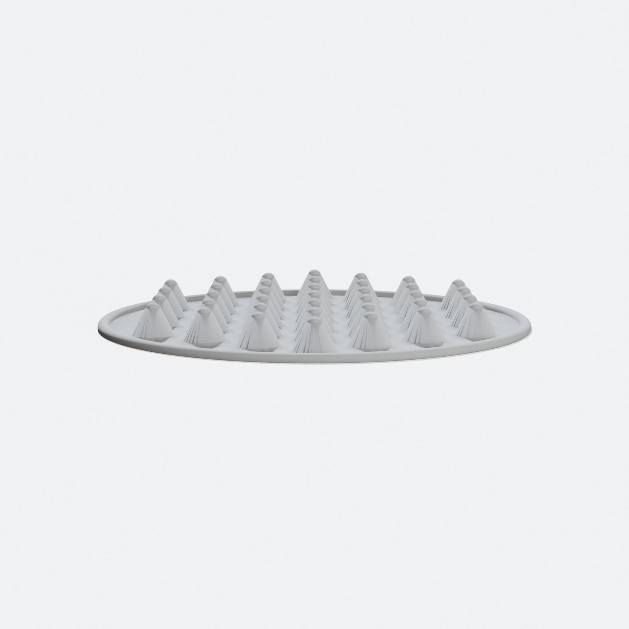 3D Printed Pet Brush for Dogs & Cats, hero tilt