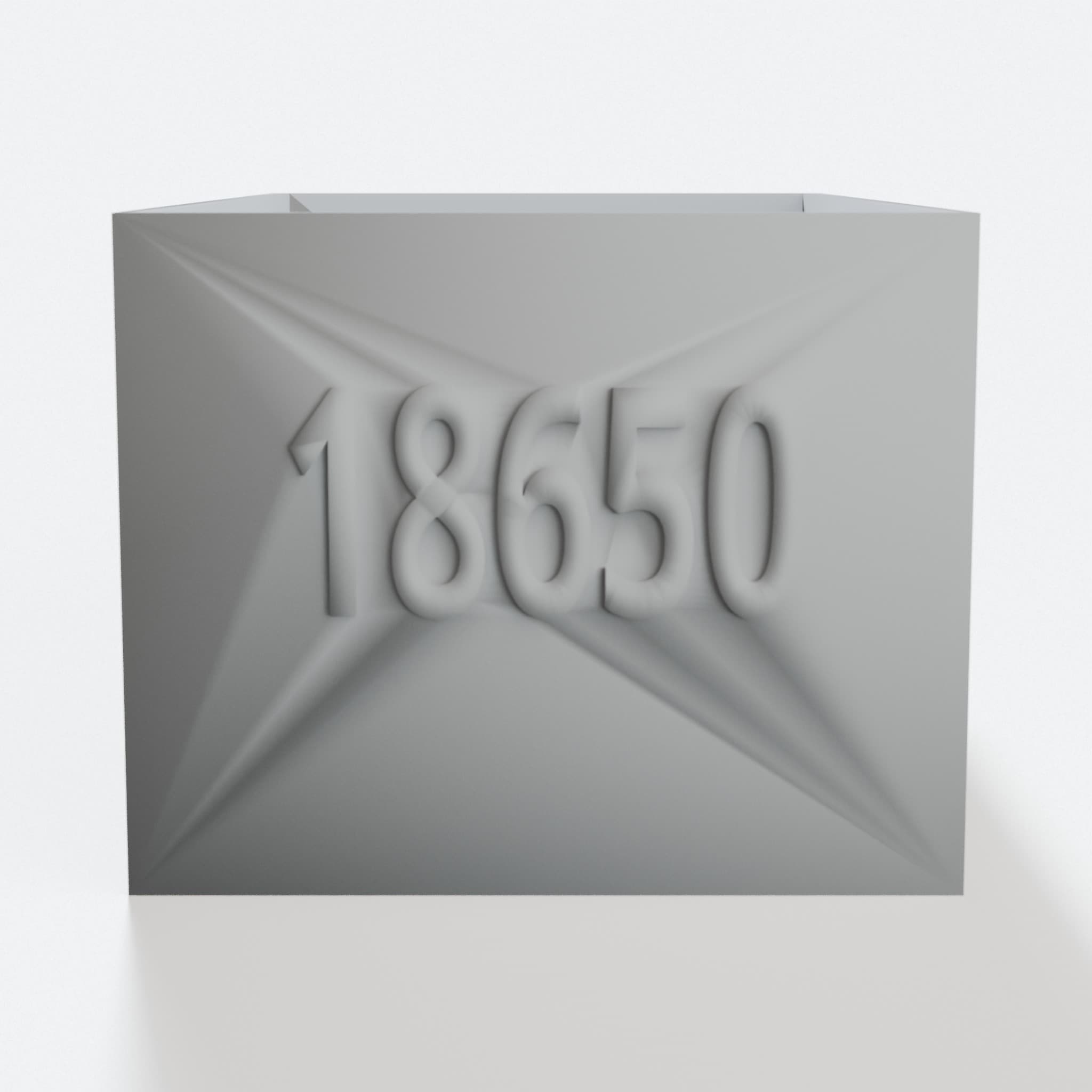 AA AAA 18650 Battery Storage Box, 3D Printed Organizer, hero tilt