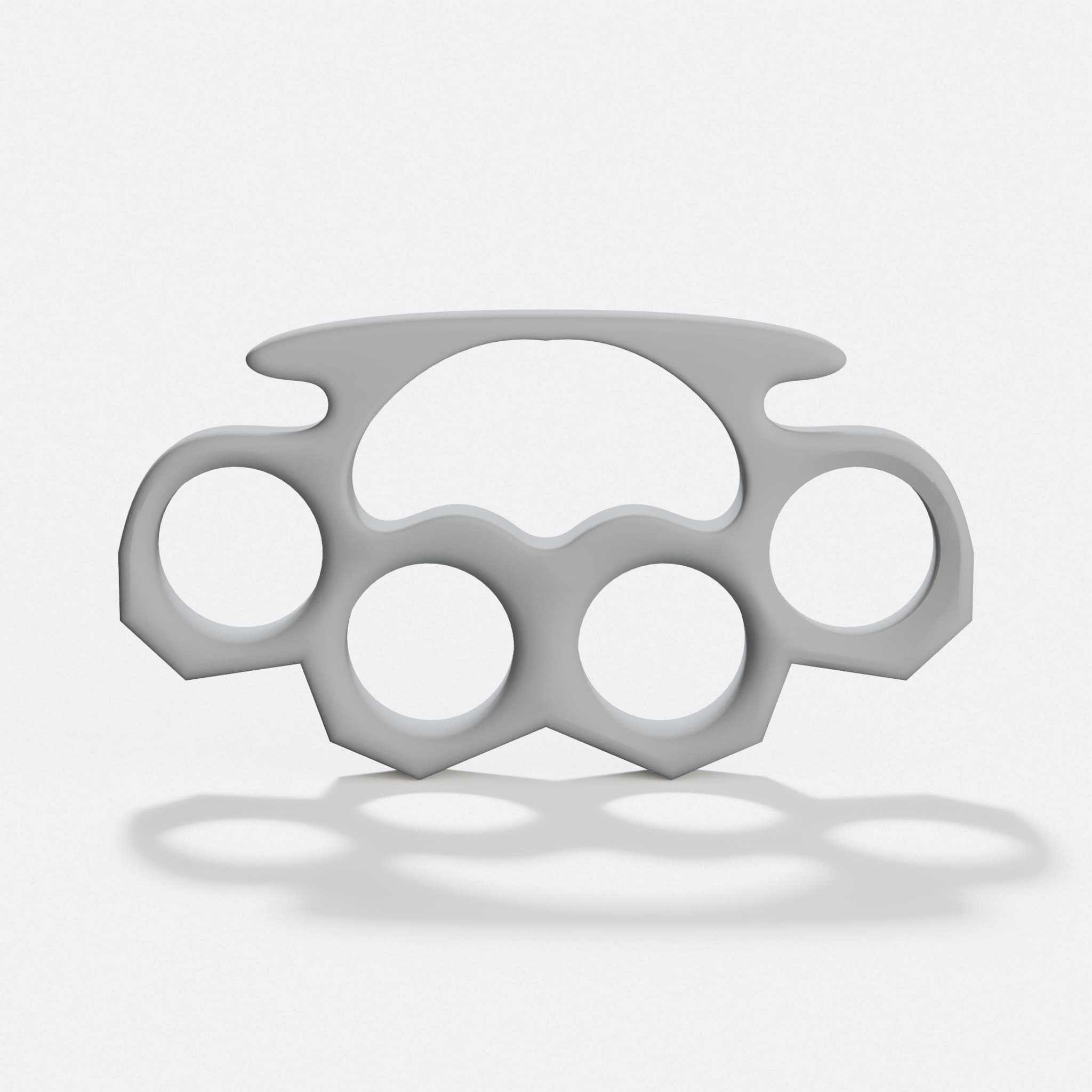 KnuckleDuster Keychain 3D Printed Toy, hero tilt