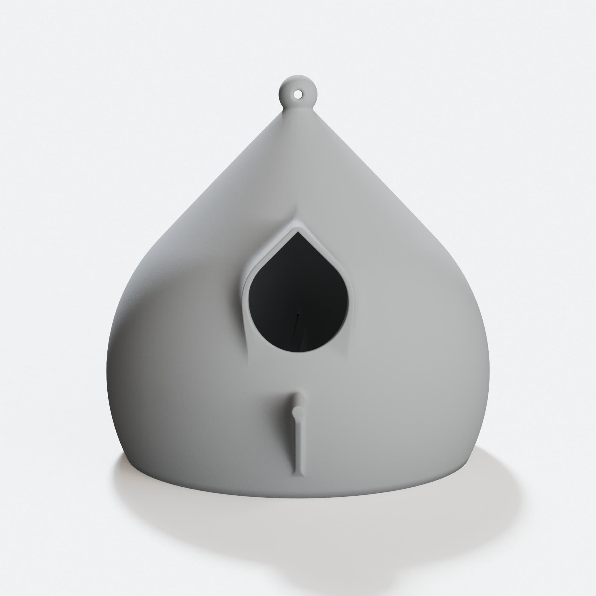 Birdhouse Bauble Hanging Garden Decoration, hero tilt