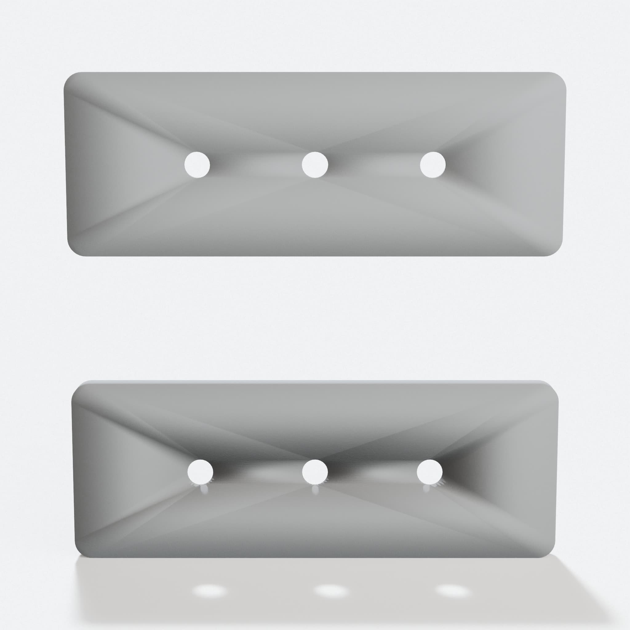 Power Strip Mount Slip On, 3D Printed Organizers, hero tilt