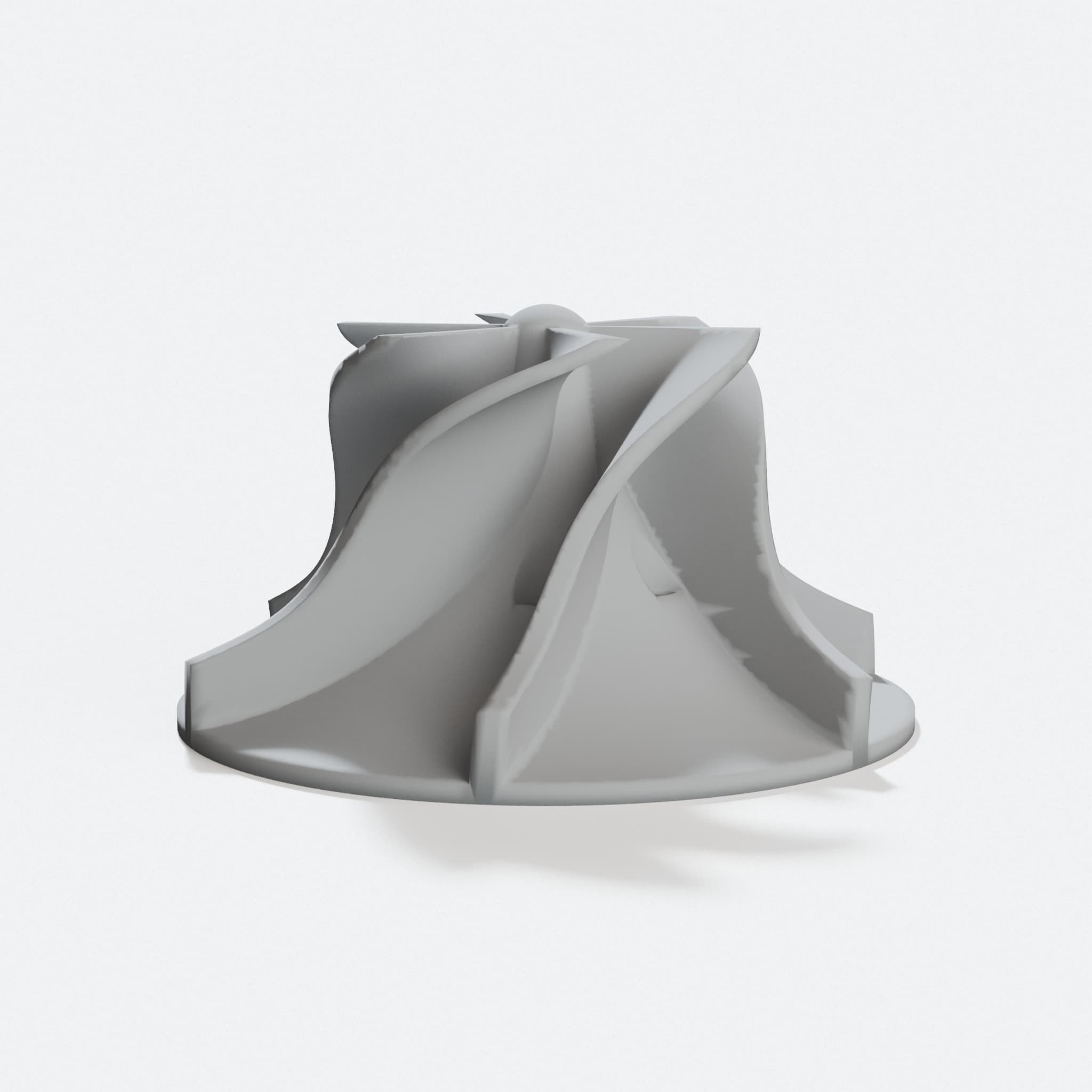 HDD Turbine 3D Printed Home Decor Wind Spinner, hero tilt