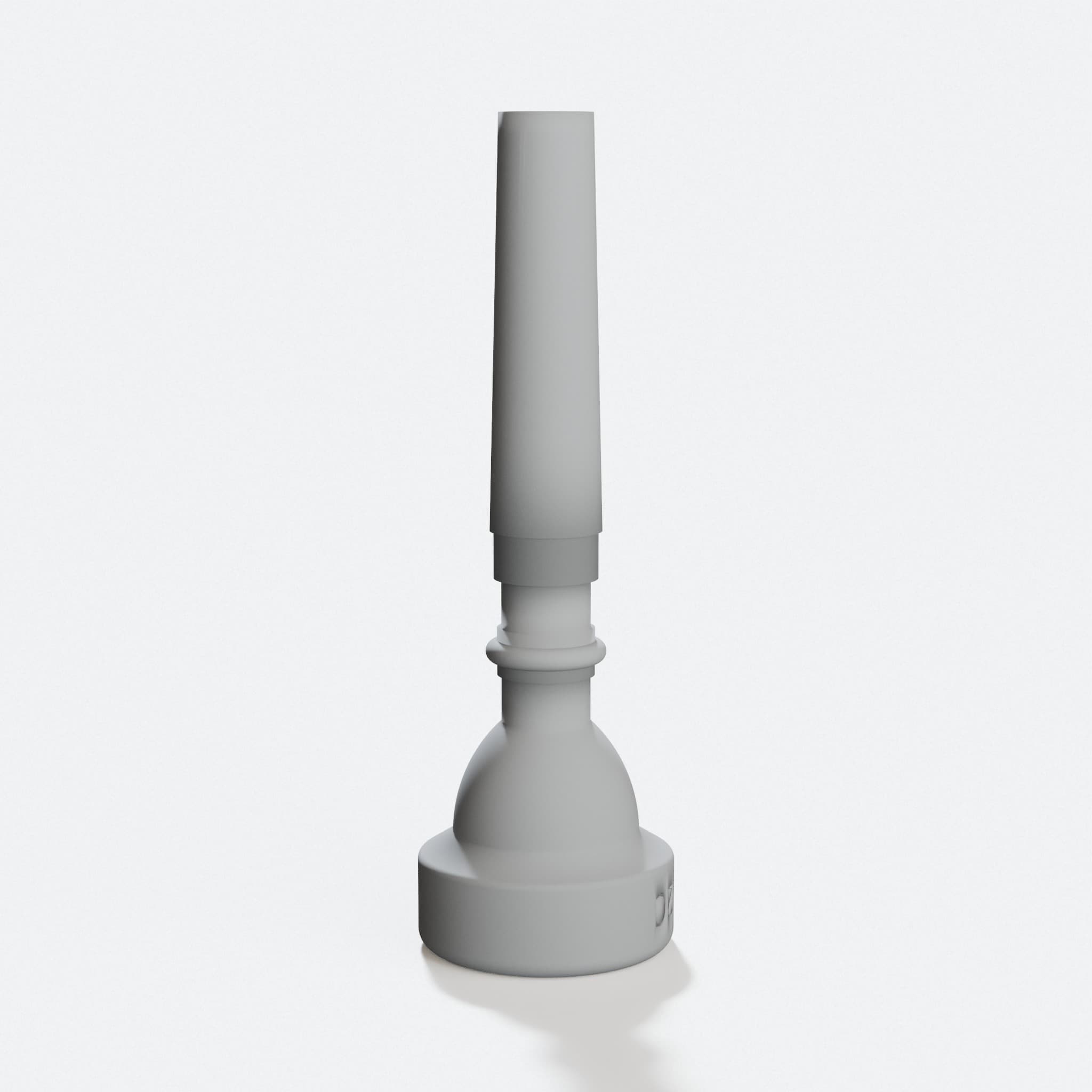 1-1/2C Bach Trumpet Mouthpiece 3D Printed, hero tilt