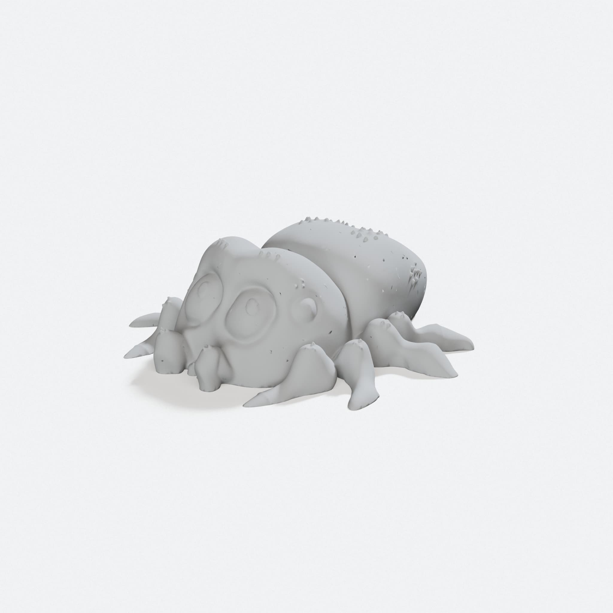 Lucas the Spider 3D Printed Home Decor, turn three quarter