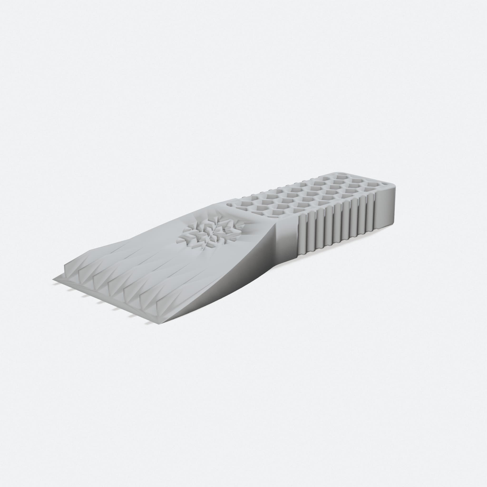 Ice Scraper Tool, Print-and-Use Windshield Scraper, turn three quarter