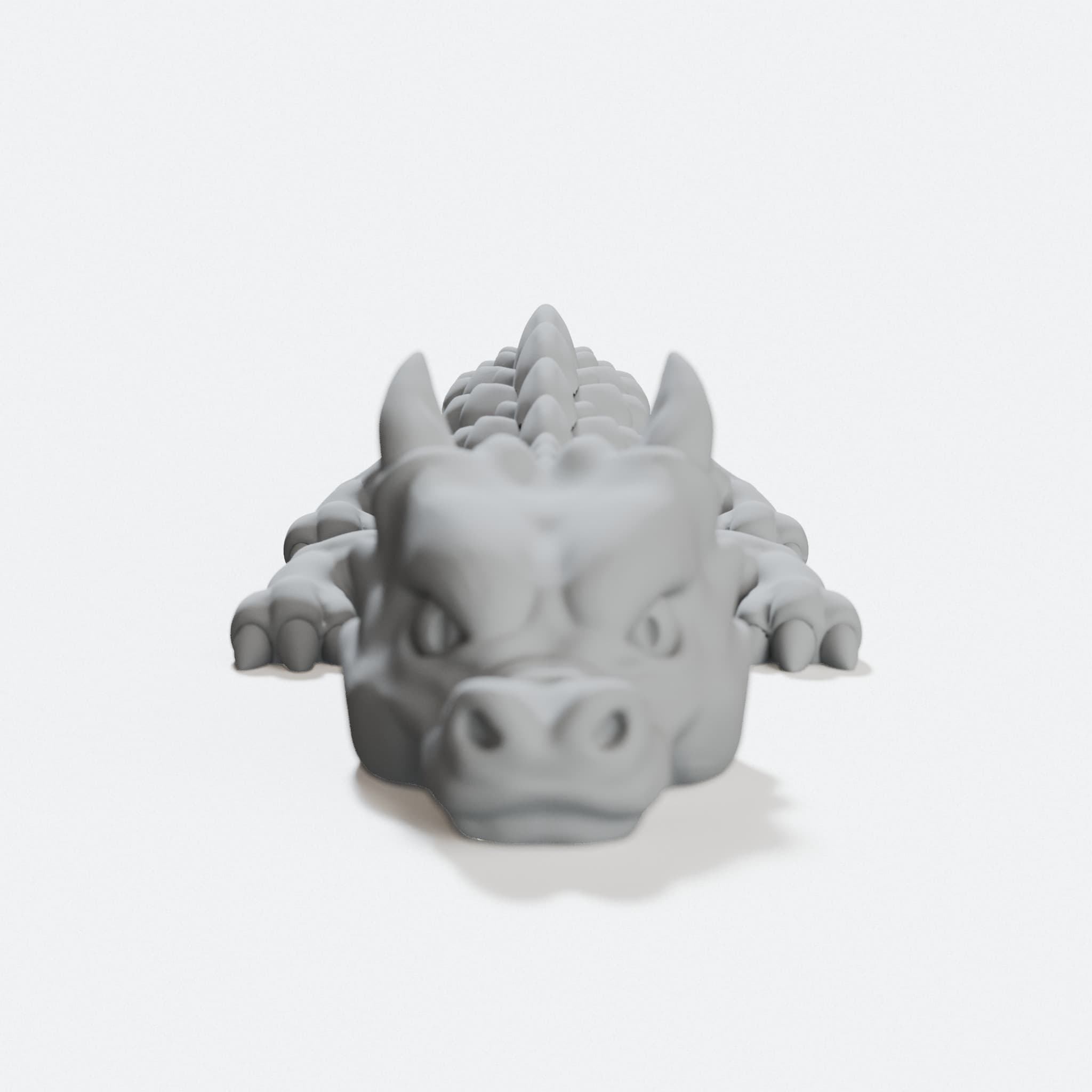 Articulated Dragon Fidget Toy and Display, hero tilt