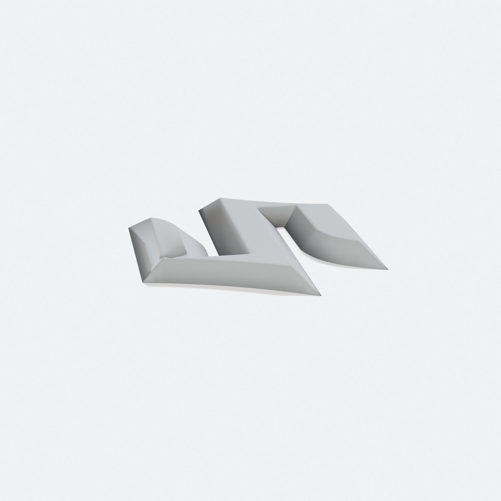 Suzuki Keychain, 3D Printed Car Accessories, turn three quarter