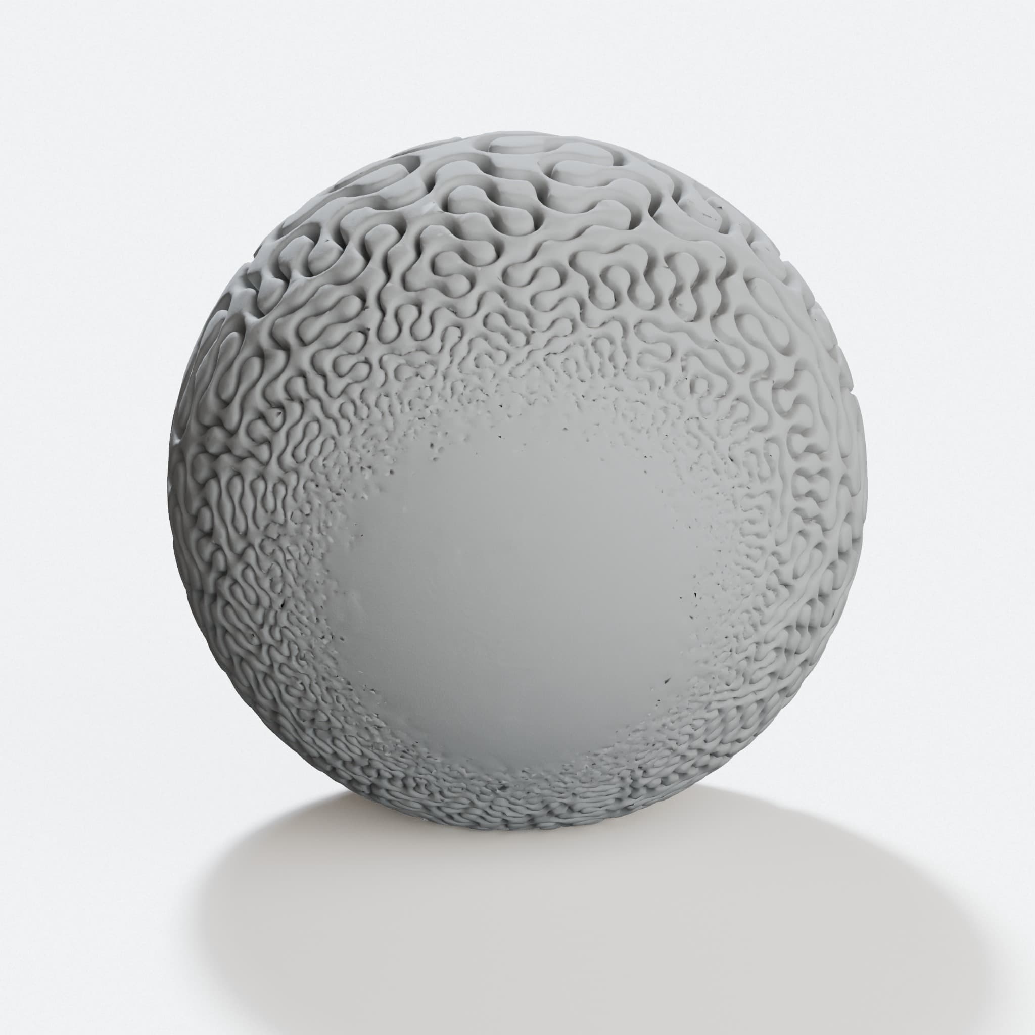 dIFS Fractal Maze Ball 3D Printed Home Decor, hero tilt