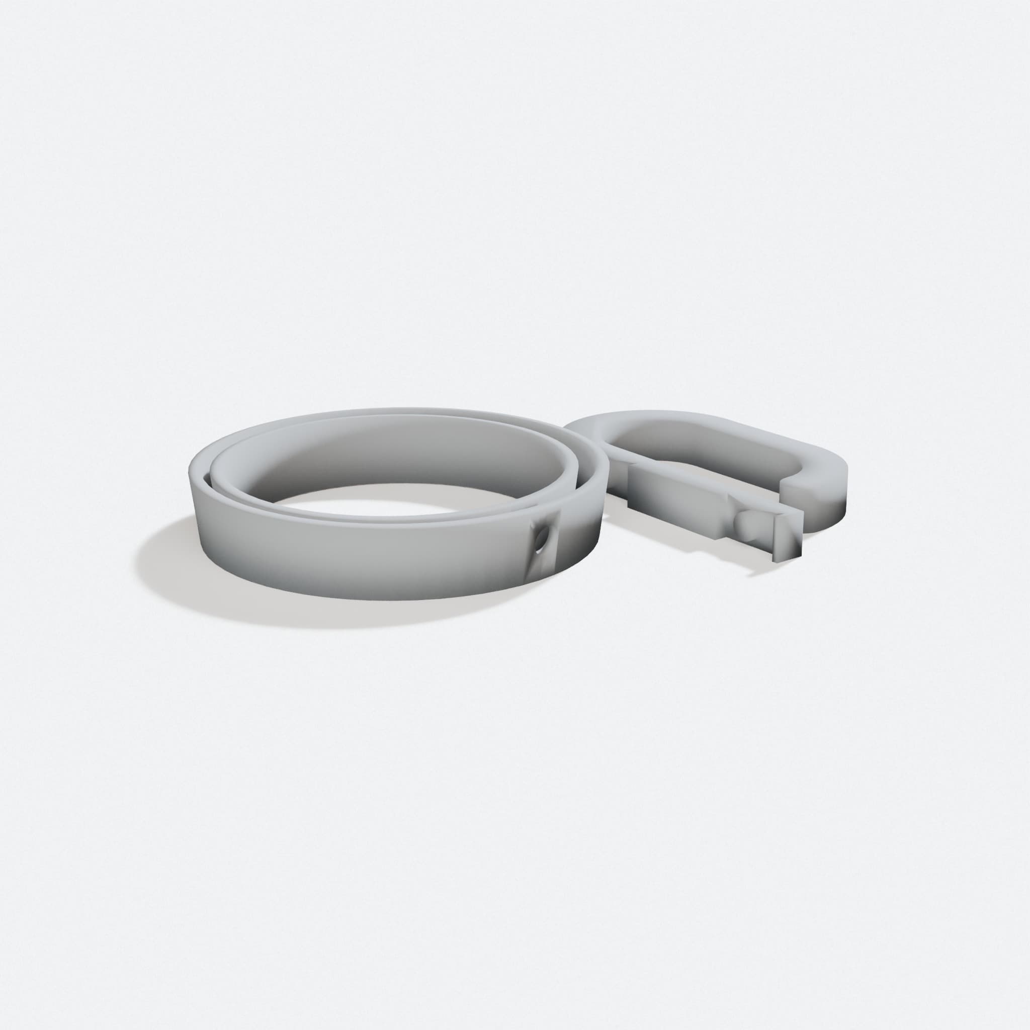 3D Printed Coffee Cup Holder for Hot Mugs, turn three quarter